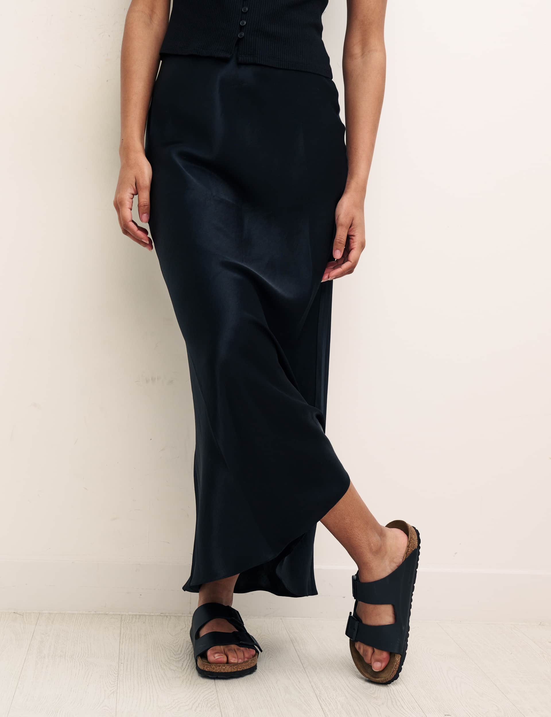 Nobody'S Child Women's Midi Slip Skirt