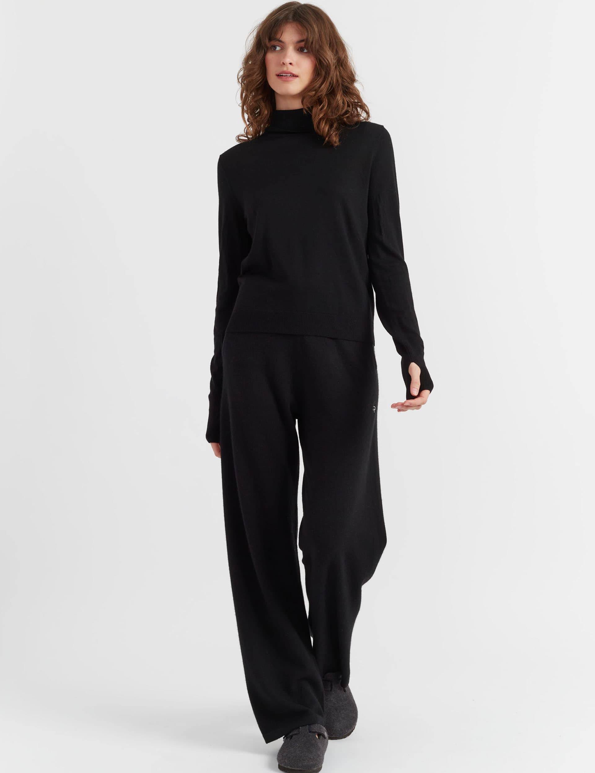 Chinti & Parker Women's Pure Merino Wool Roll Neck Jumper