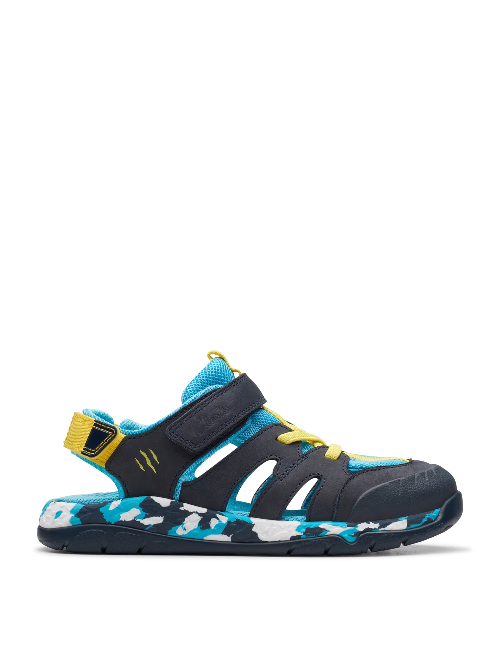 Clarks Kids Riptape Dinosaur Sandals (3 Small