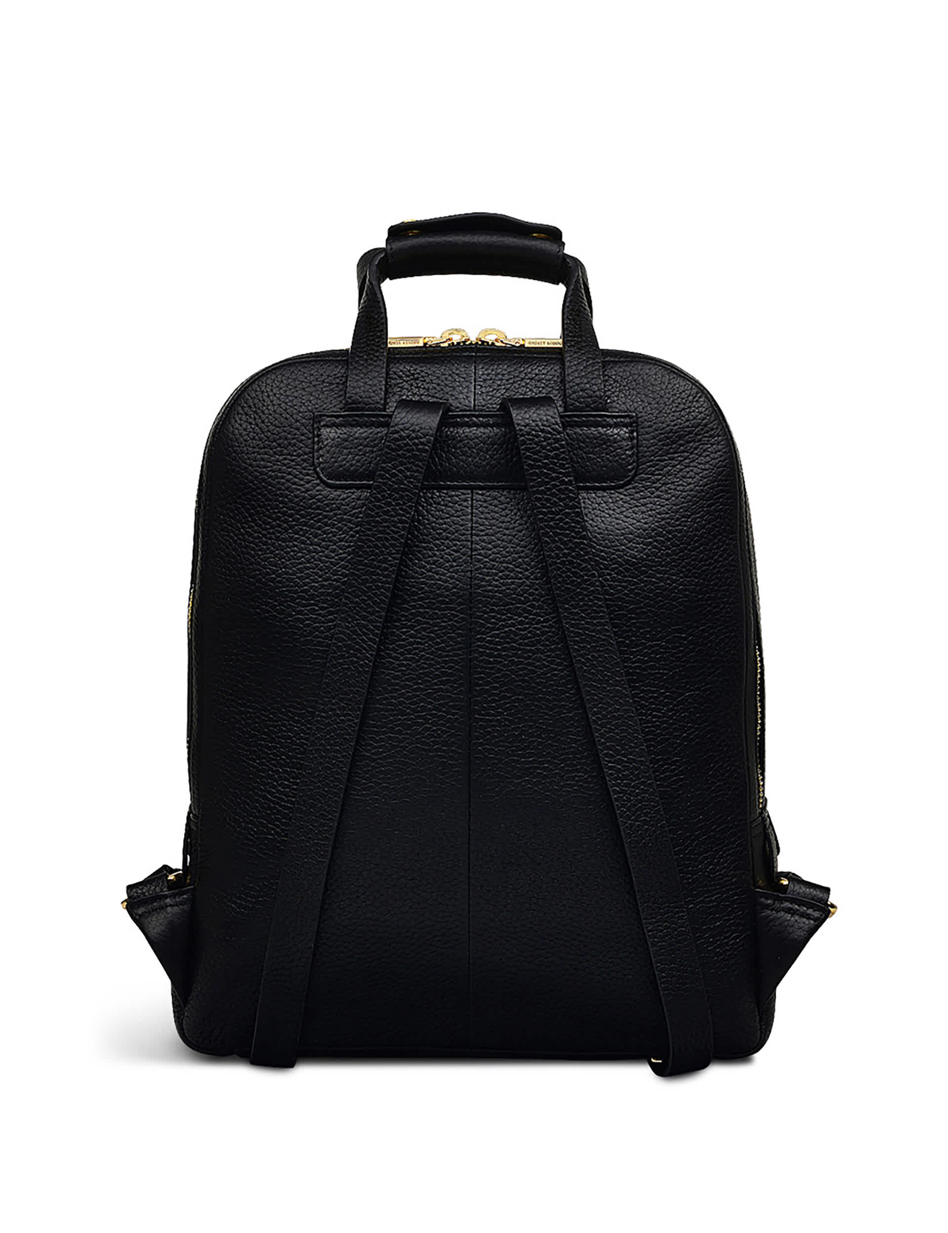 Radley Women's Dukes Place Icon Leather Zip Backpack - Black, Black