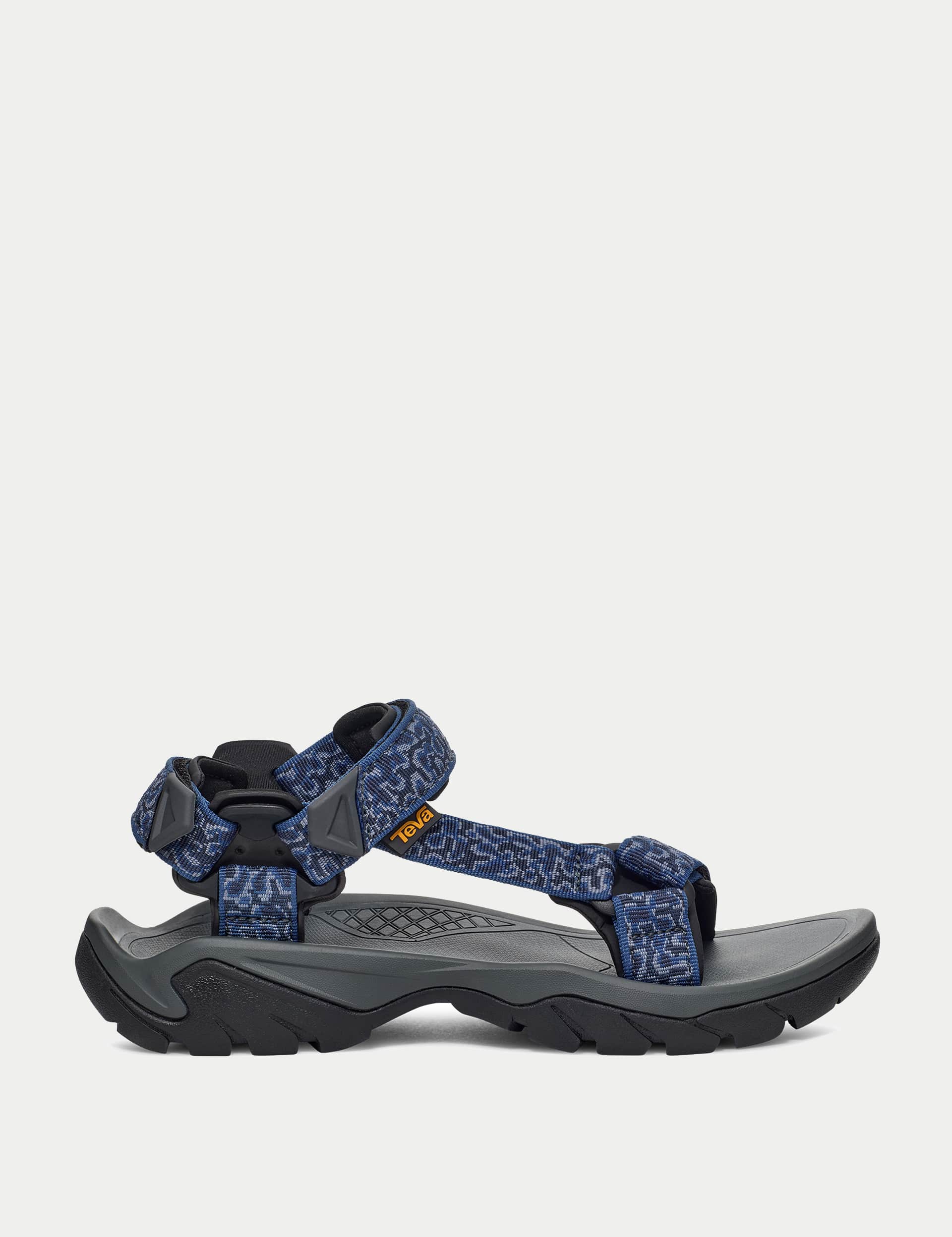 Teva Men's Terra Fi 5 Universal Flat Sandals - 9 - Navy Mix, Navy Mix