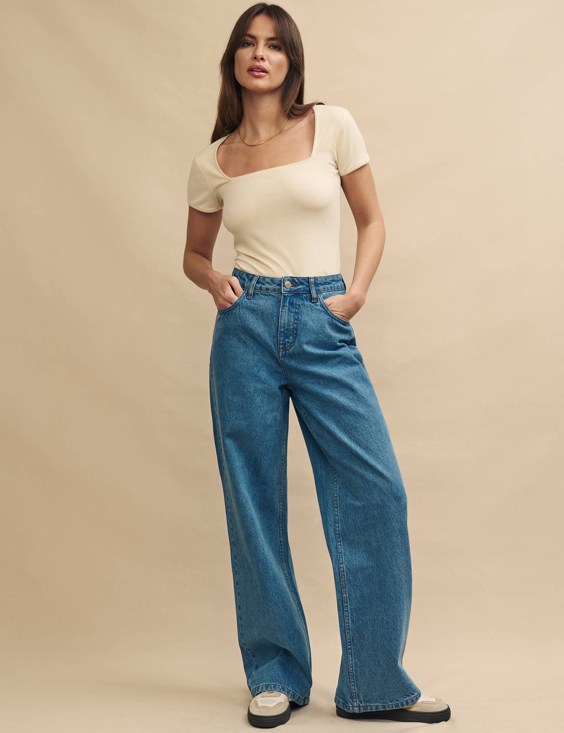 Nobody'S Child Women's Wide Leg Jeans