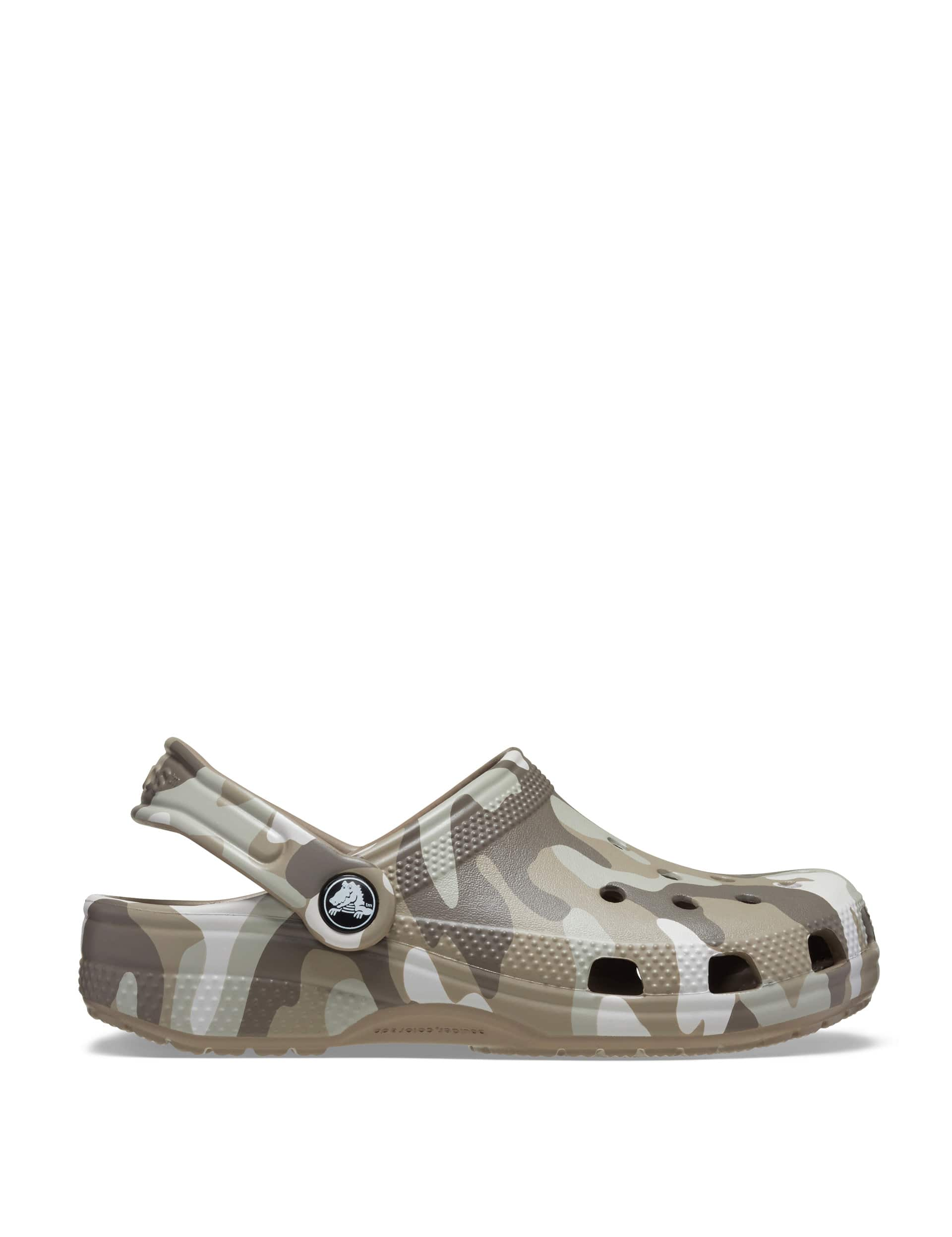 Crocs Kids Camouflage Clogs (11 Small - 6 Large) - 1 L - Brown, Brown