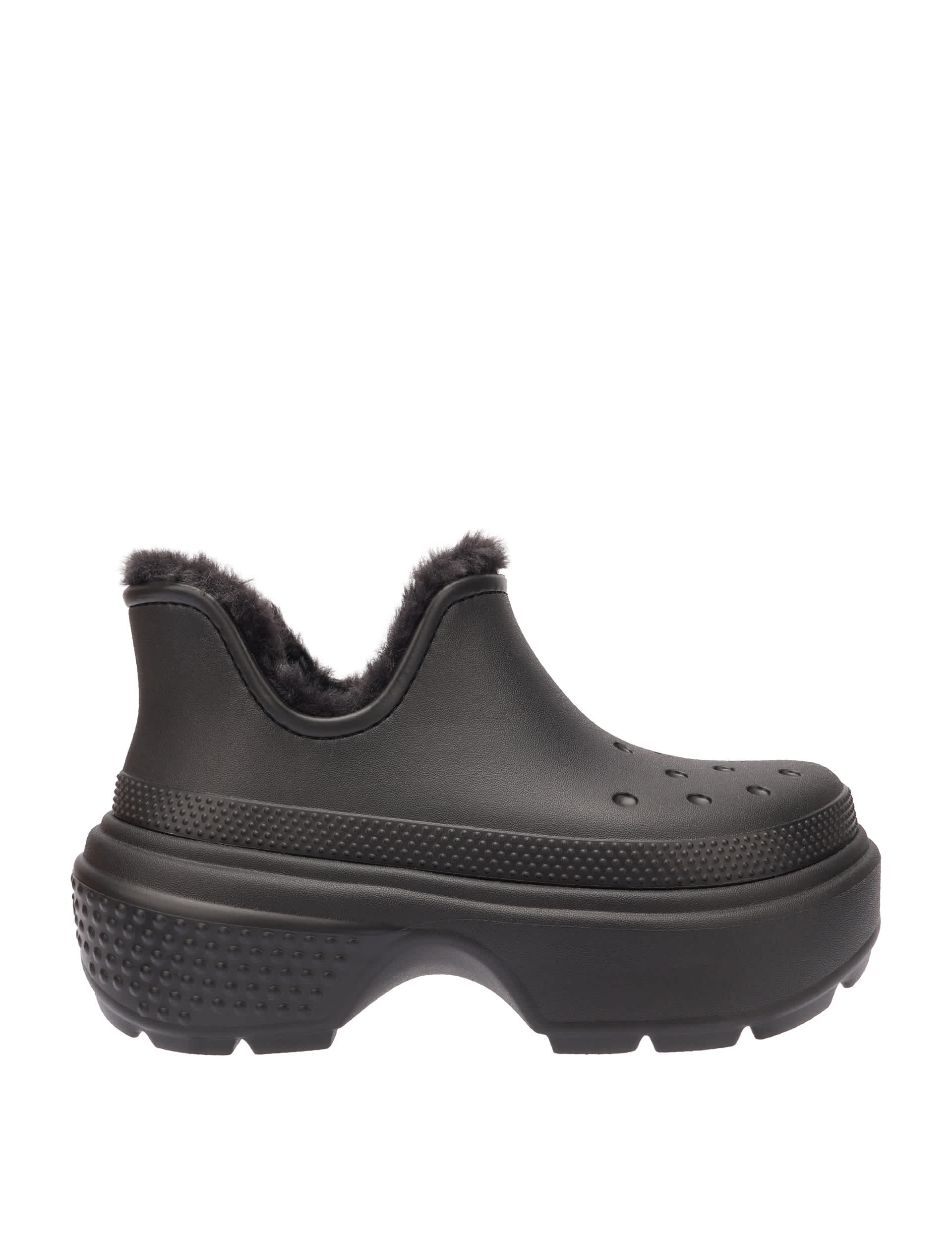 Crocs Women's Platform Clogs - 6 - Black, Black