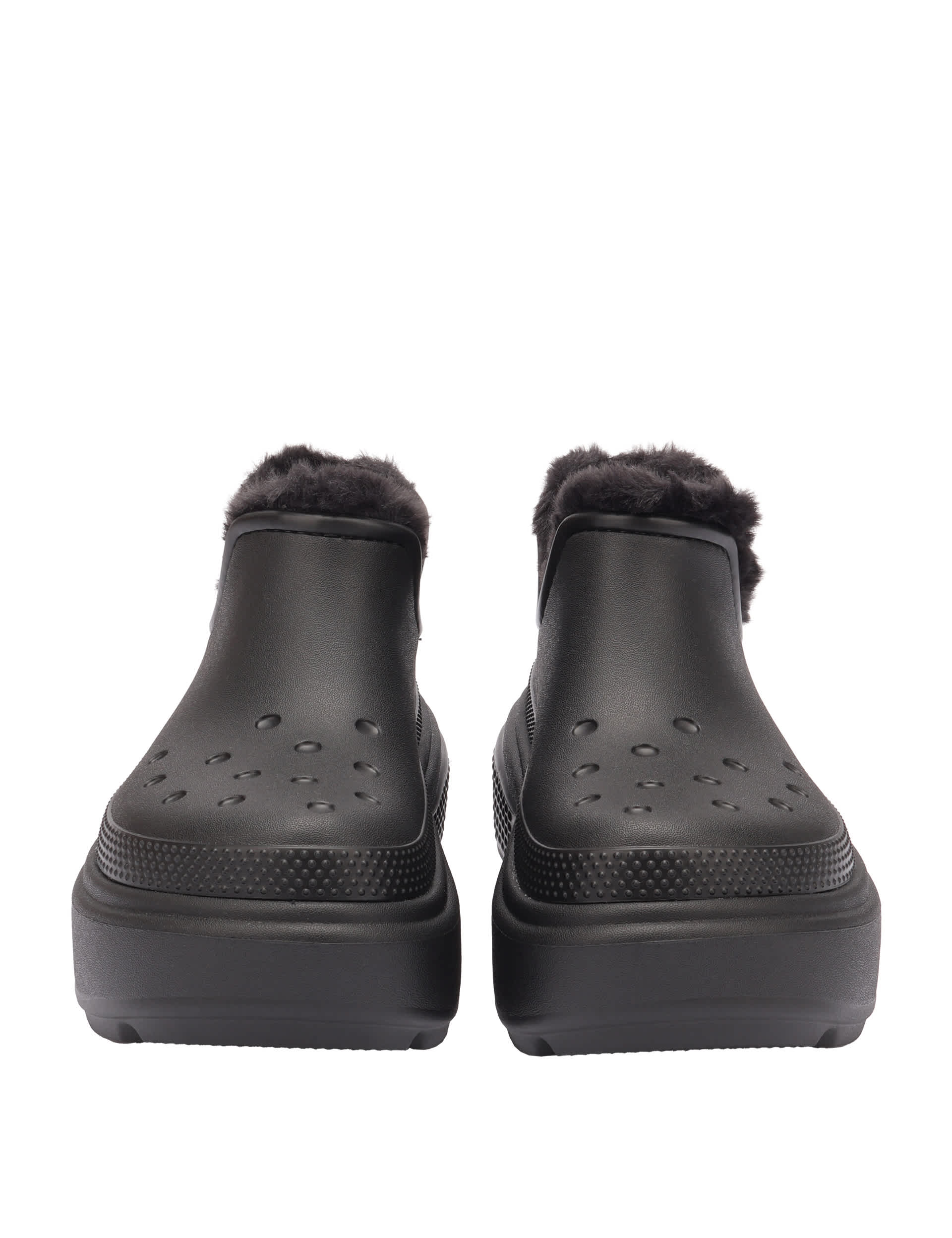 Crocs Women's Platform Clogs - 6 - Black, Black