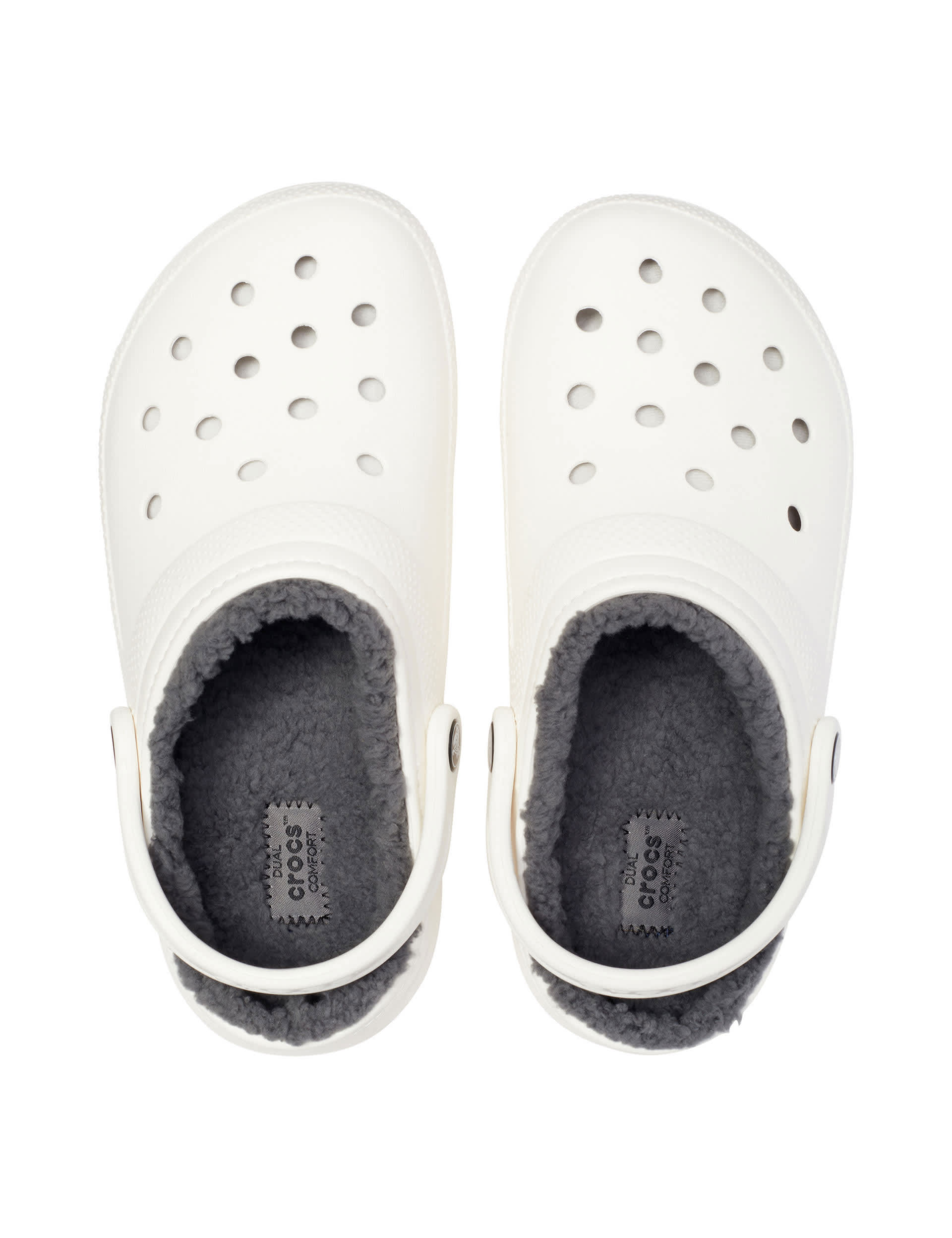 Crocs Classic Fleece Lined Clogs - 6 - White, Black,Pale Pink,Mushroom,White,Green,Navy