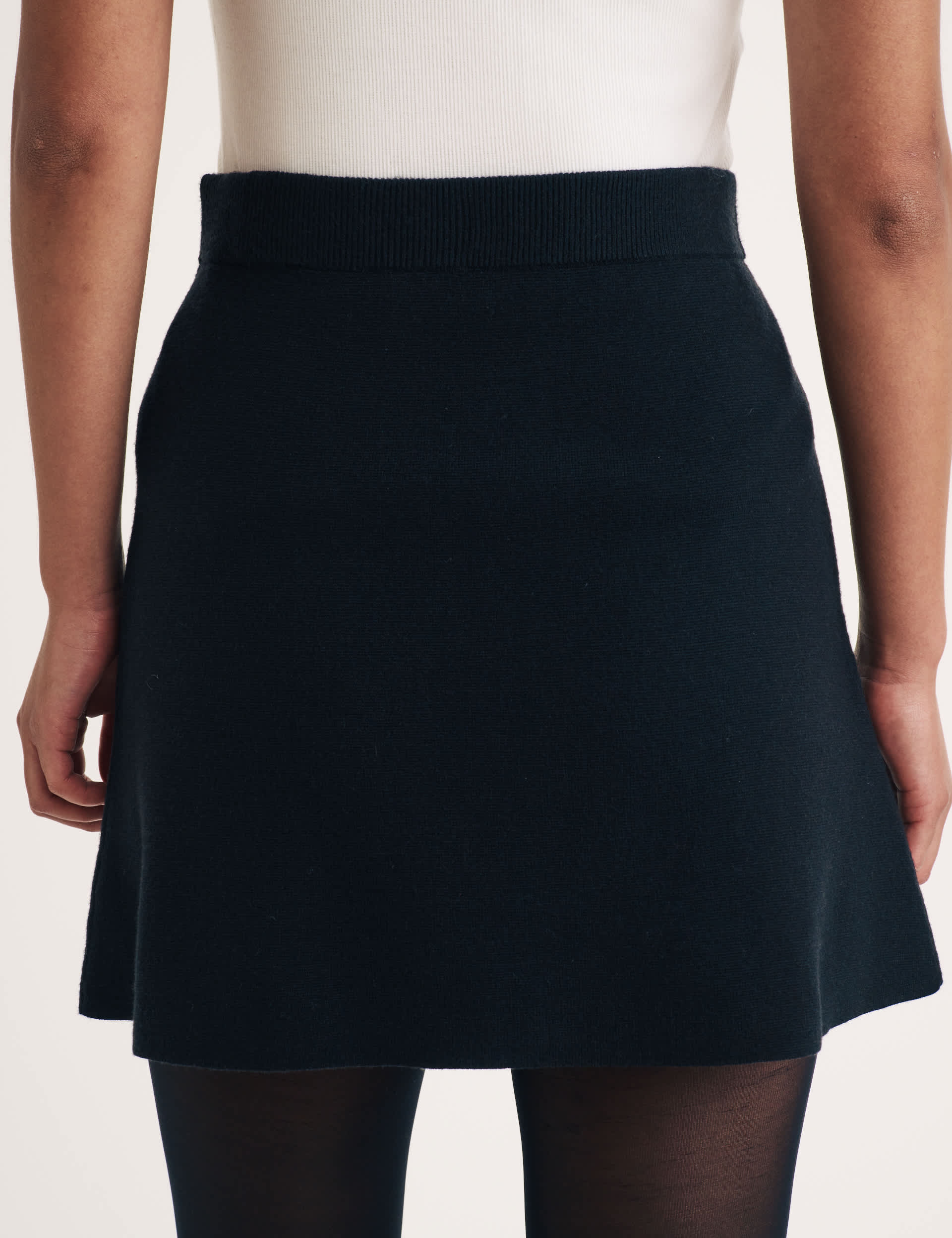 Nobody'S Child Women's Knitted Mini Skirt - L - Black, Black