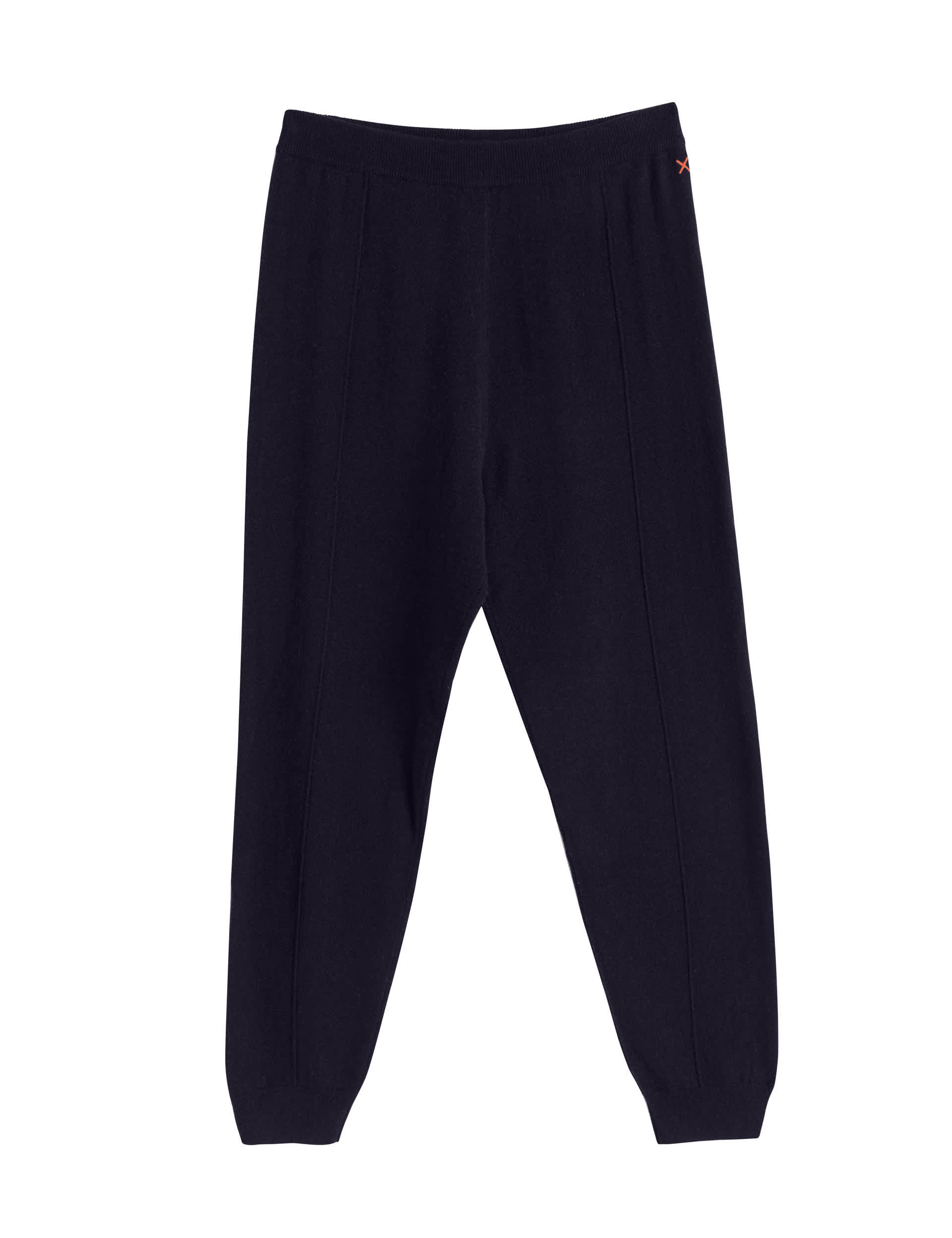 Chinti & Parker Women's Wool Rich Cuffed Joggers With Cashmere - XS - Navy, Oatmeal,Navy,Black