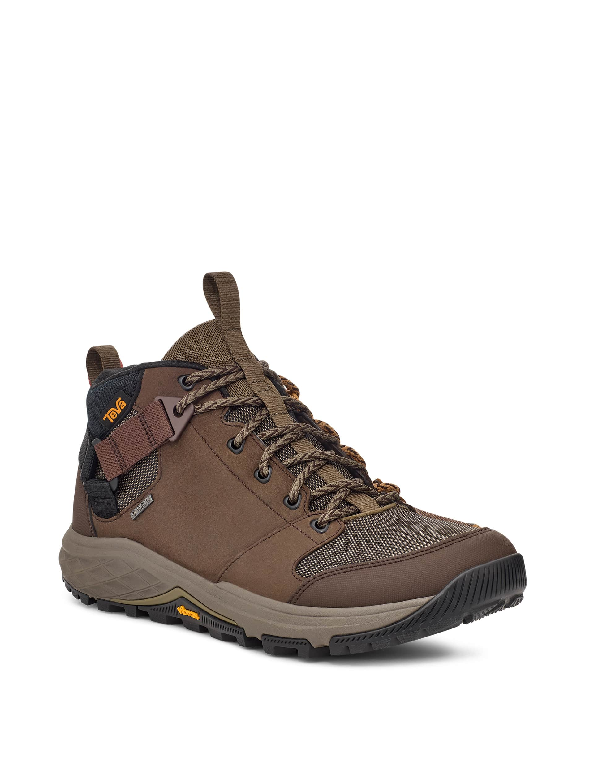 Teva Men's Leather Waterproof Walking Boots - 10 - Brown, Brown