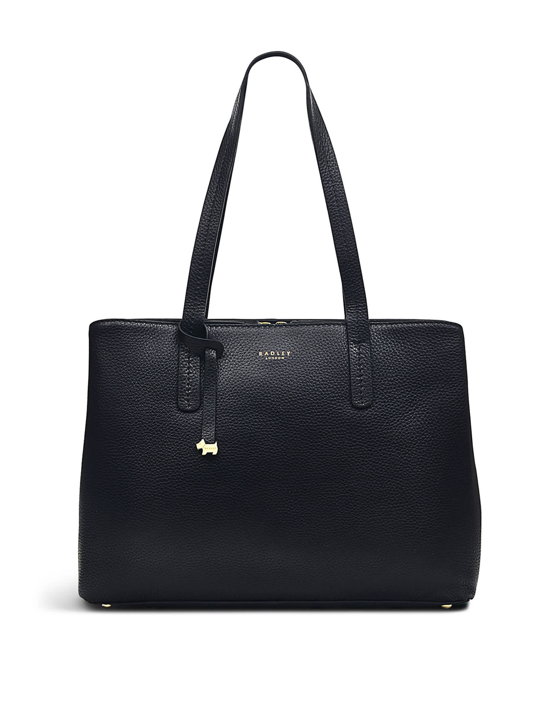 Radley Women's Dukes Place Leather Tote Bag - Black, Black,Navy