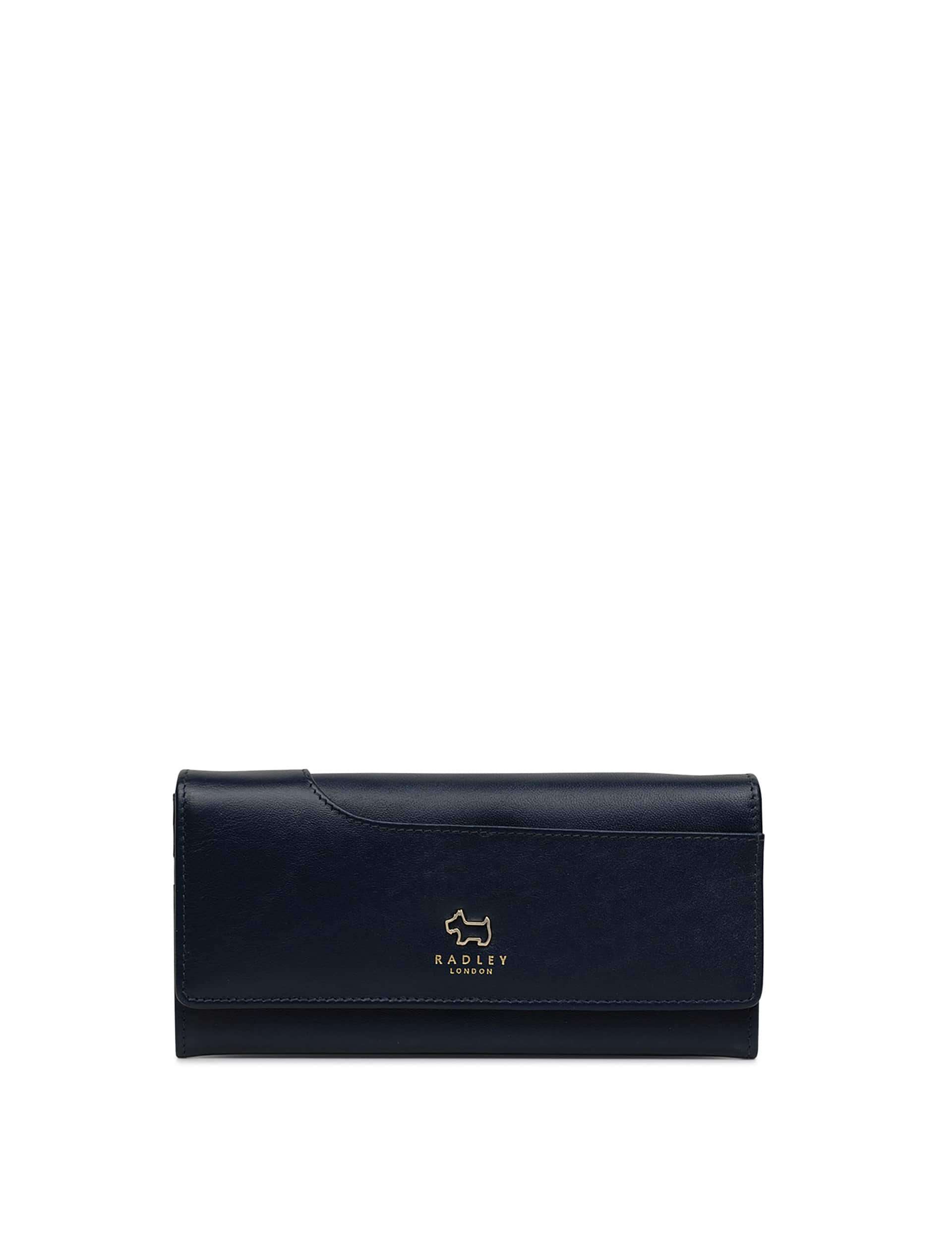 Radley Women's Pockets Leather Foldover Purse - Navy, Navy