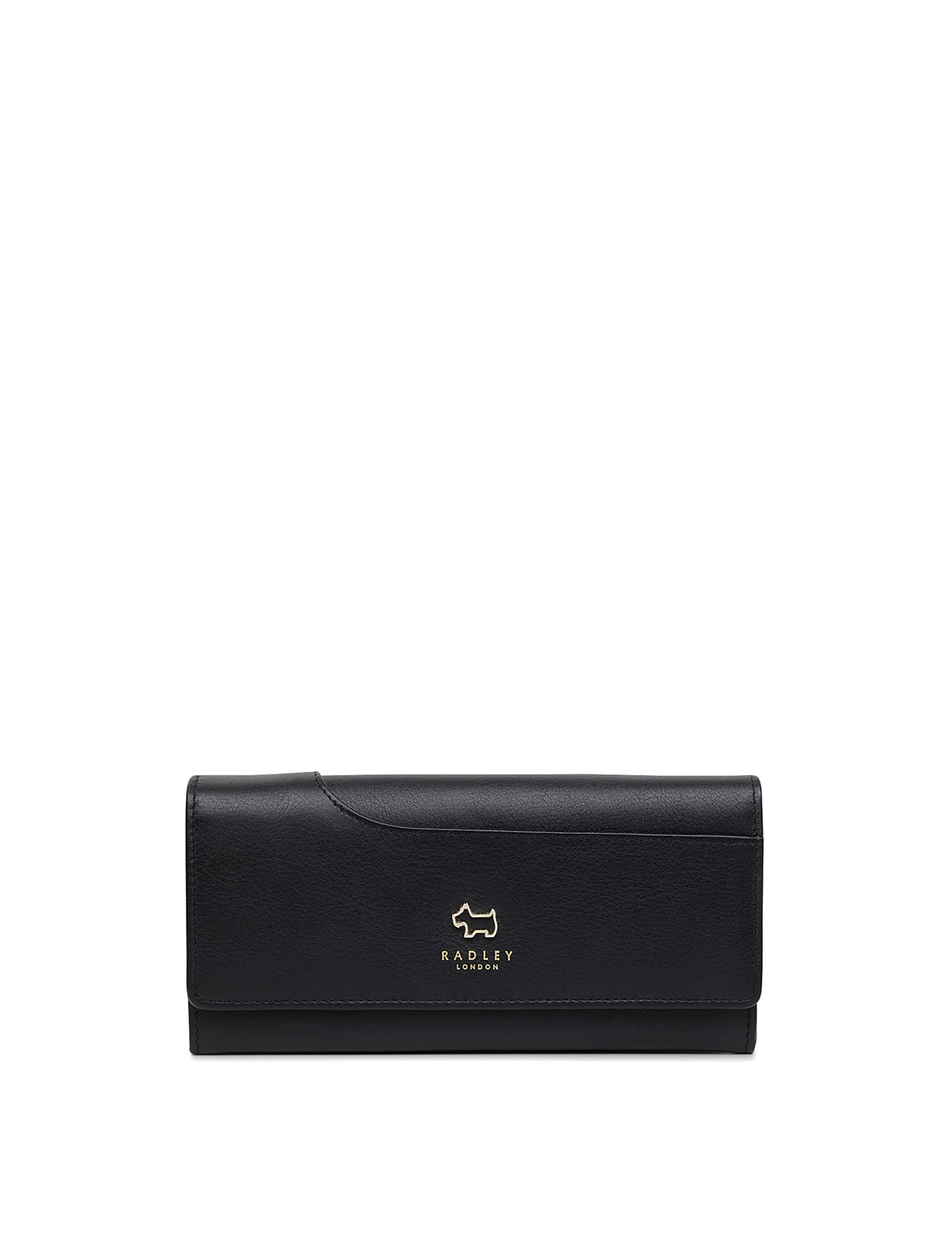 Radley Women's Pockets Leather Foldover Purse - Black, Black,Navy