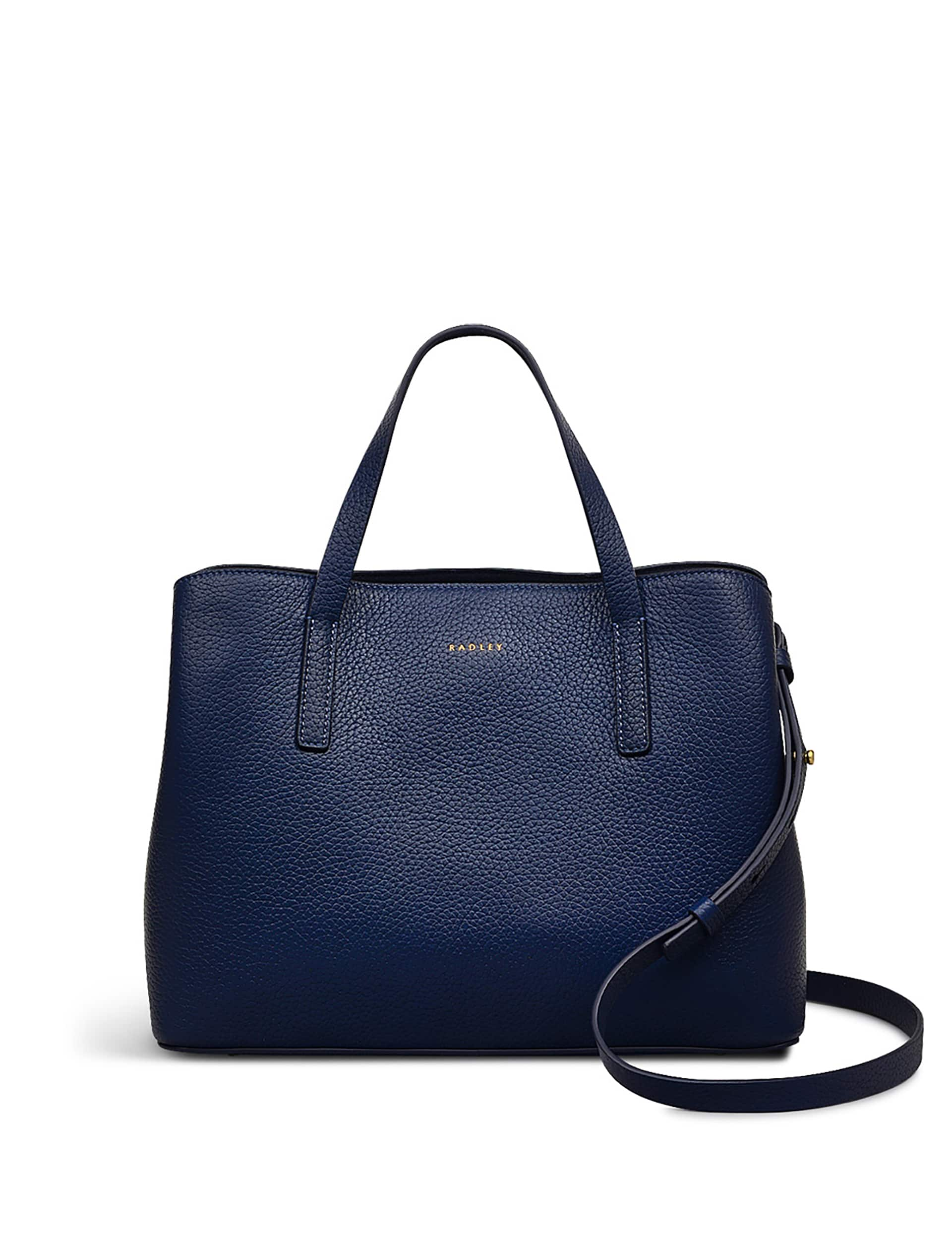 Radley Women's Leather Zip Detail Grab Bag - Blue, Blue