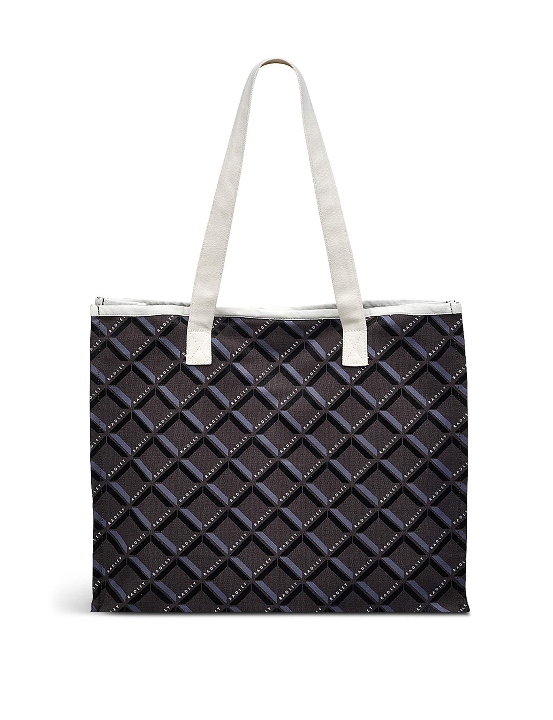 Radley Women's Canvas Geometric Tote Bag - Black Mix, Black Mix