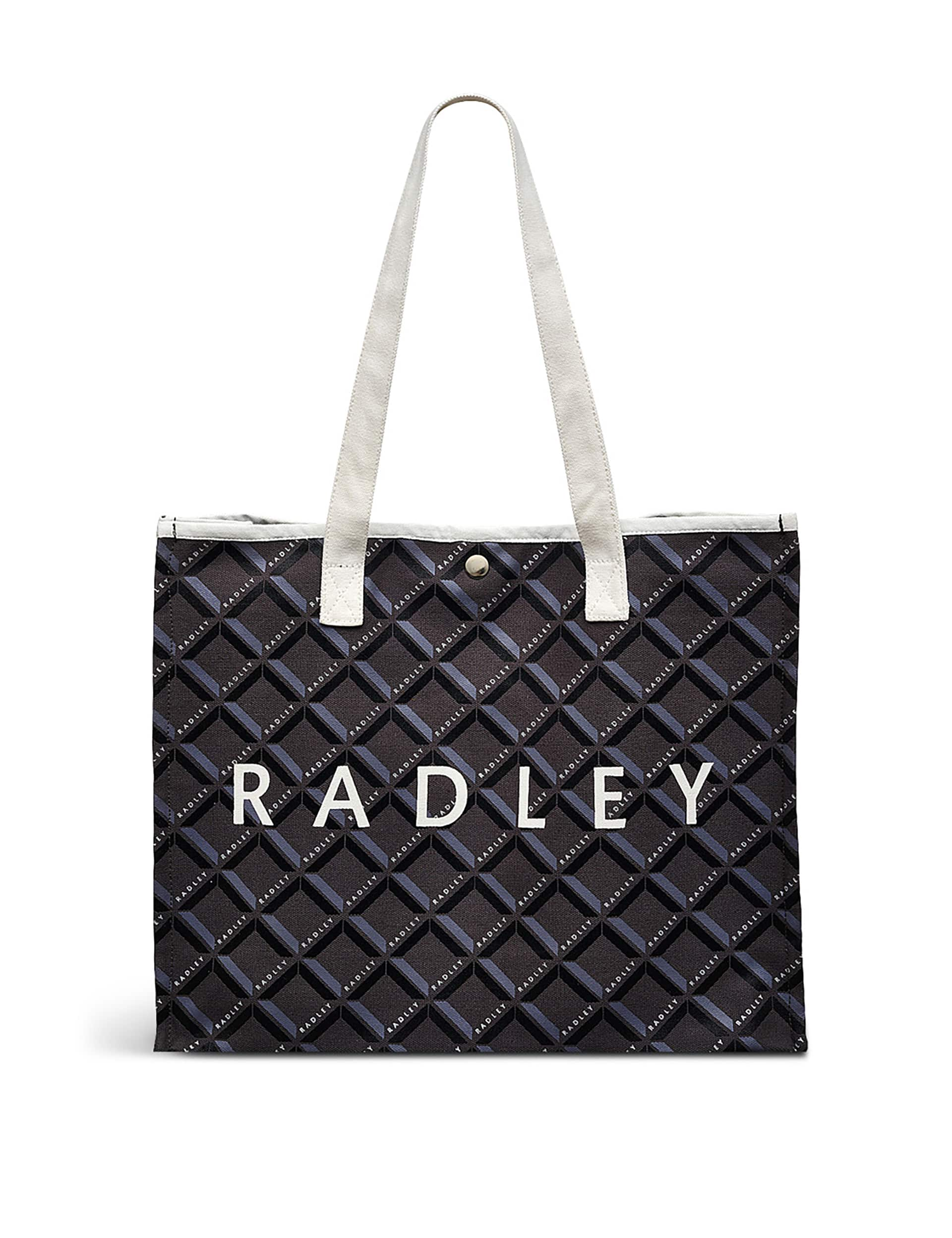 Radley Women's Canvas Geometric Tote Bag - Black Mix, Black Mix