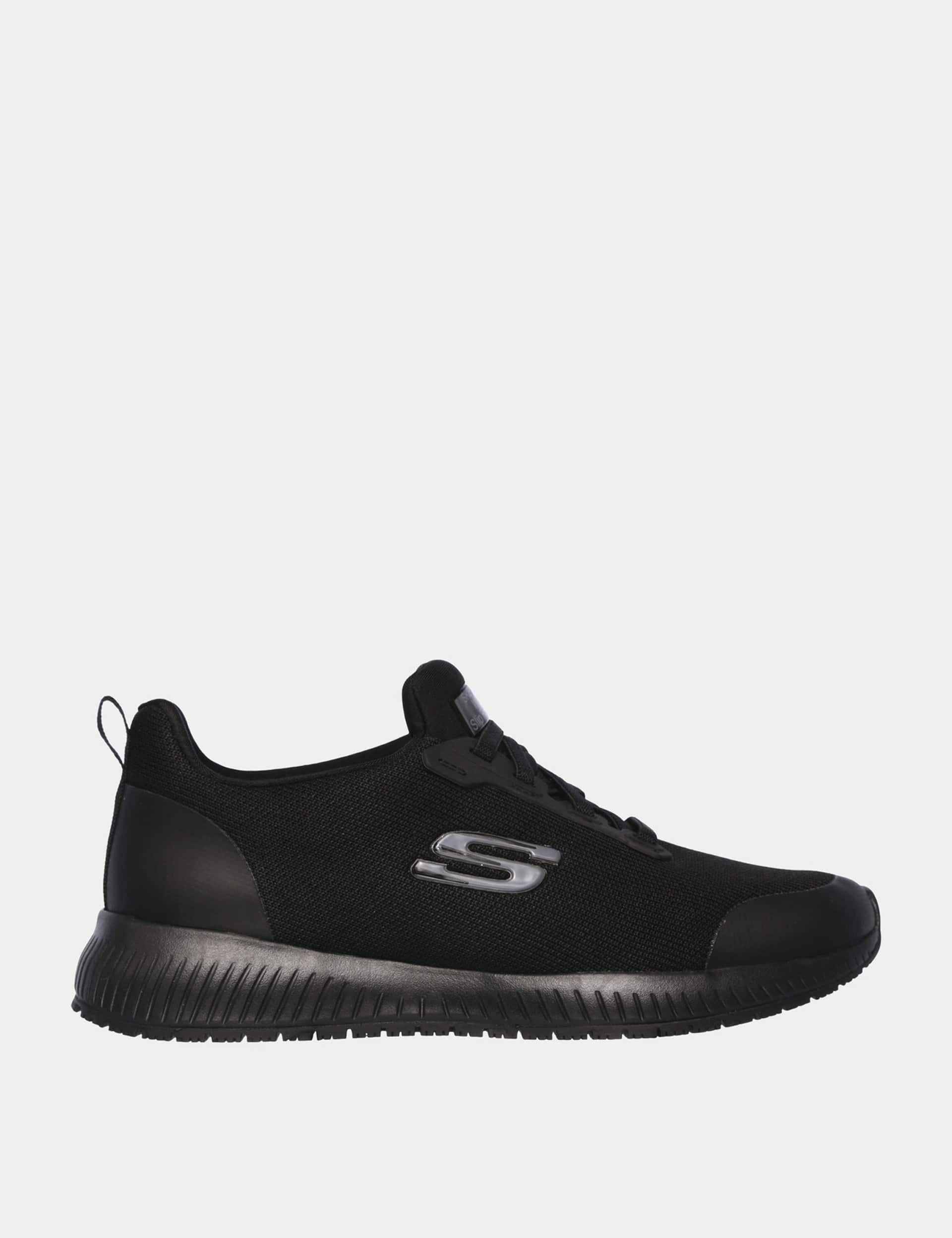 Skechers Women's Squad SR Knitted Slip On Trainers