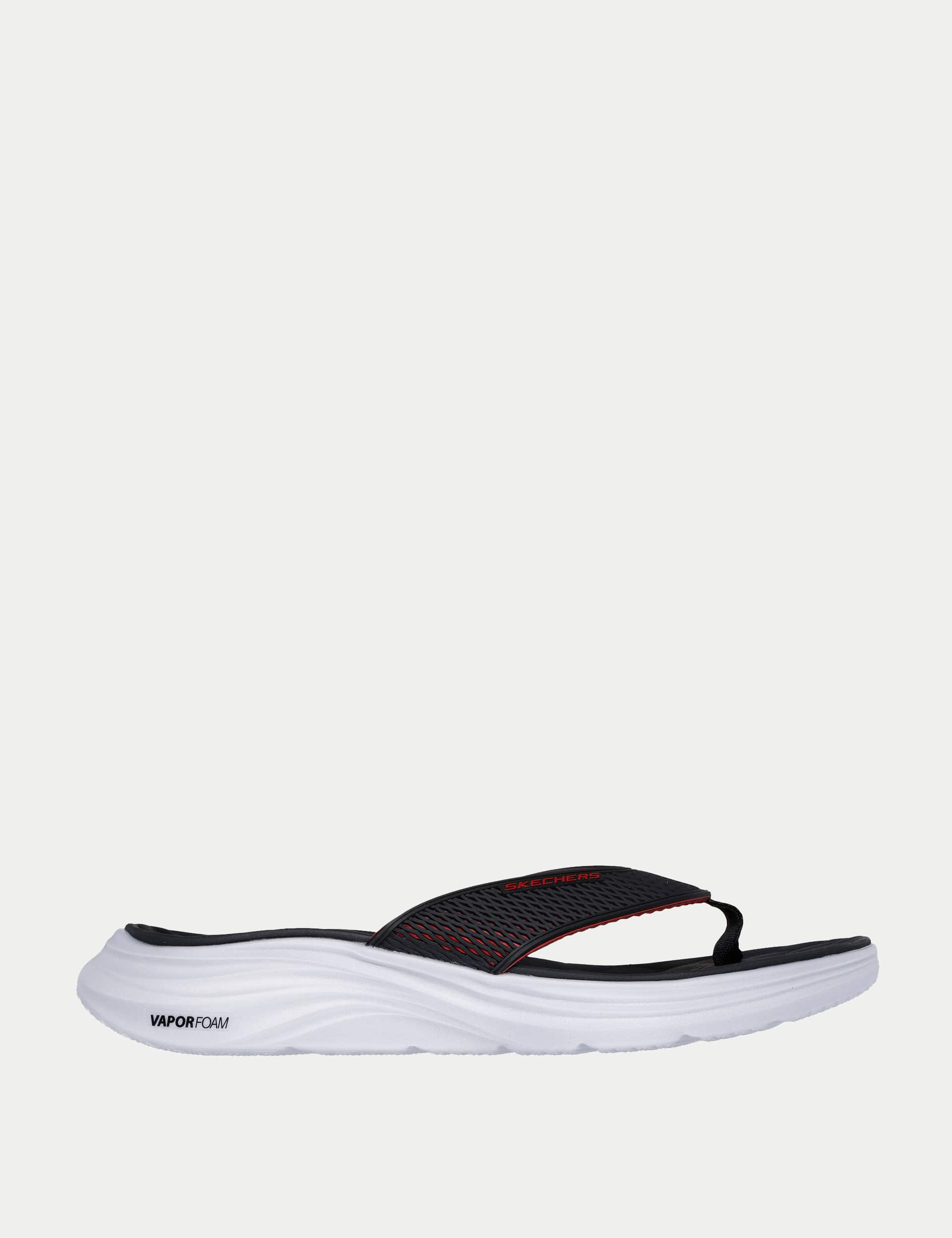 Skechers Men's Vapor Foam Flip Flops - 9 - Black Mix, Black Mix