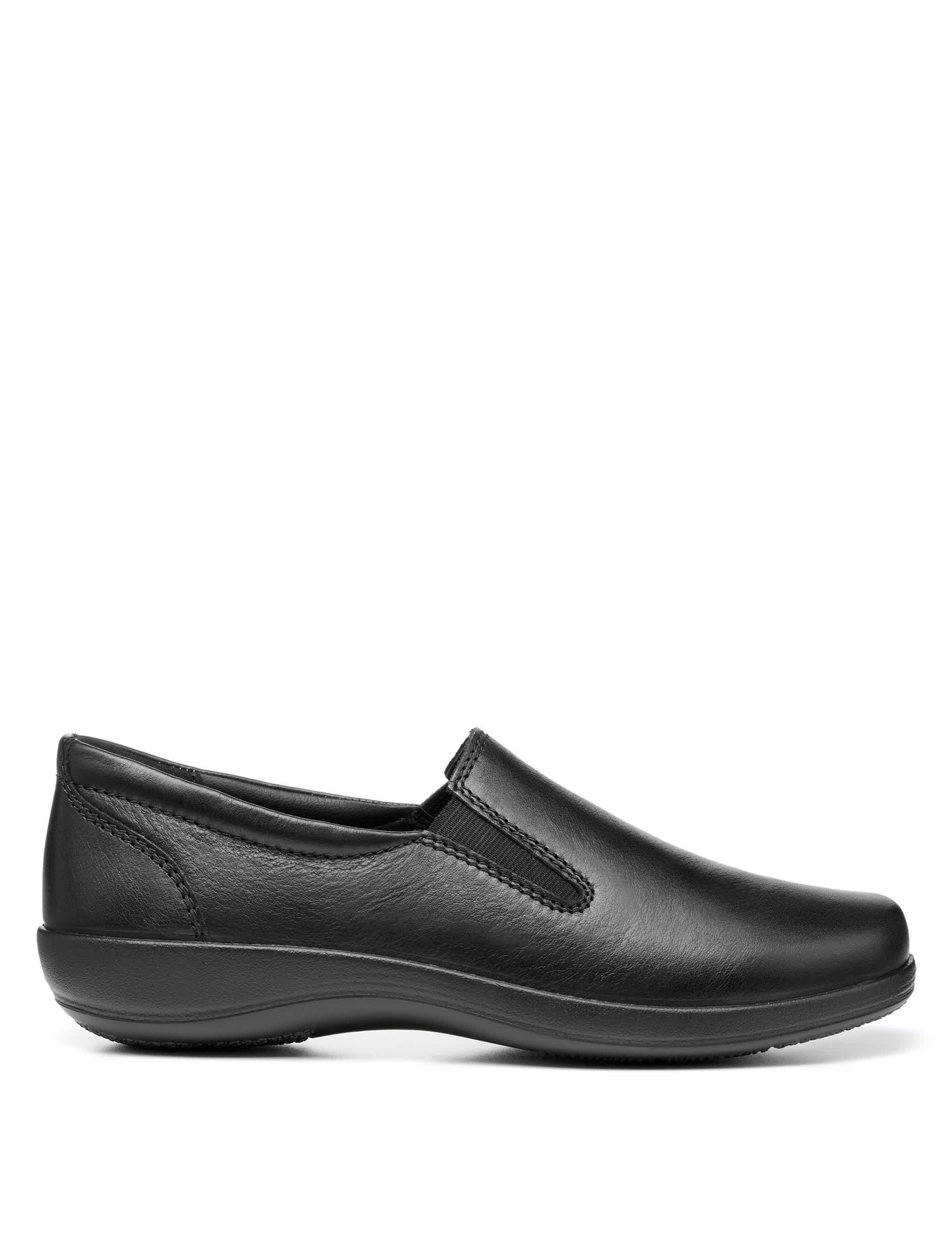 Hotter Women's Glove II Wide Fit Leather Flat Boat Shoes