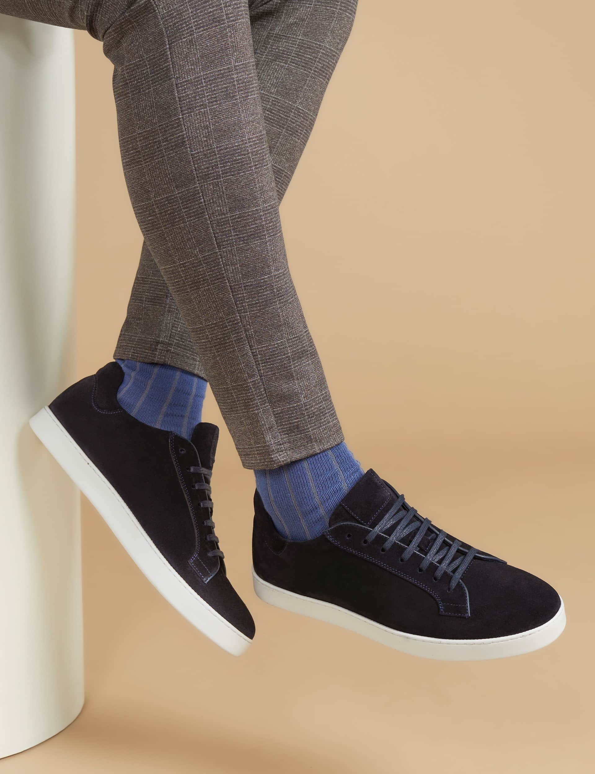 Jones Bootmaker Women's Suede Lace Up Trainers