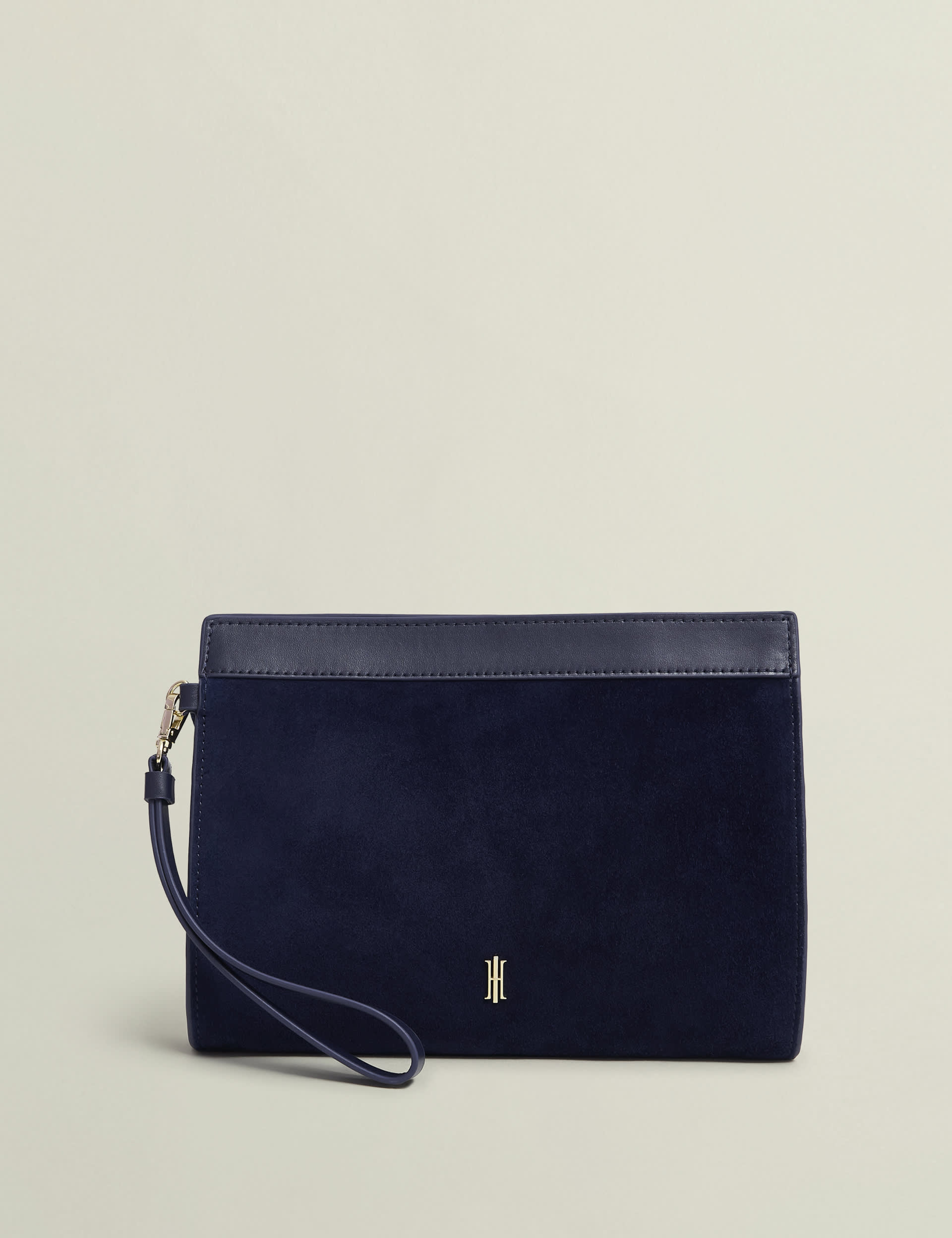 Hobbs Women's Suede Pouch - Navy, Navy