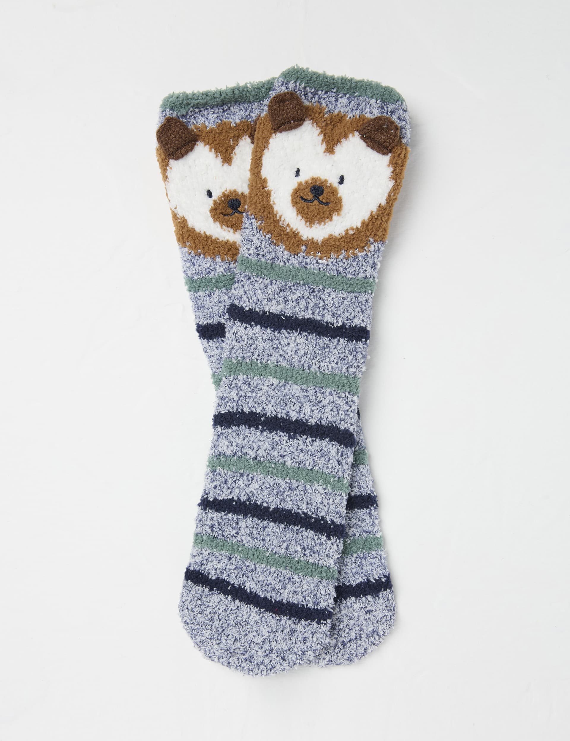 Fatface Women's Hedgehog Fluffy Socks - Multi, Multi