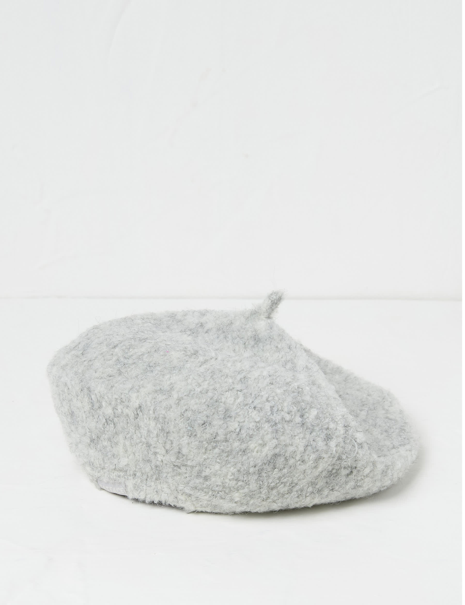 Fatface Women's Boucle Beret with Wool - Grey, Grey