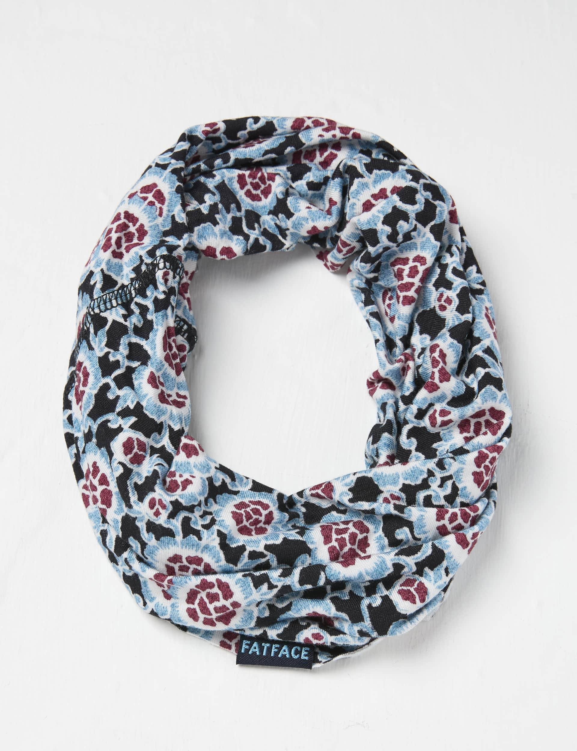 Fatface Women's Floral Snood - Blue Mix, Blue Mix