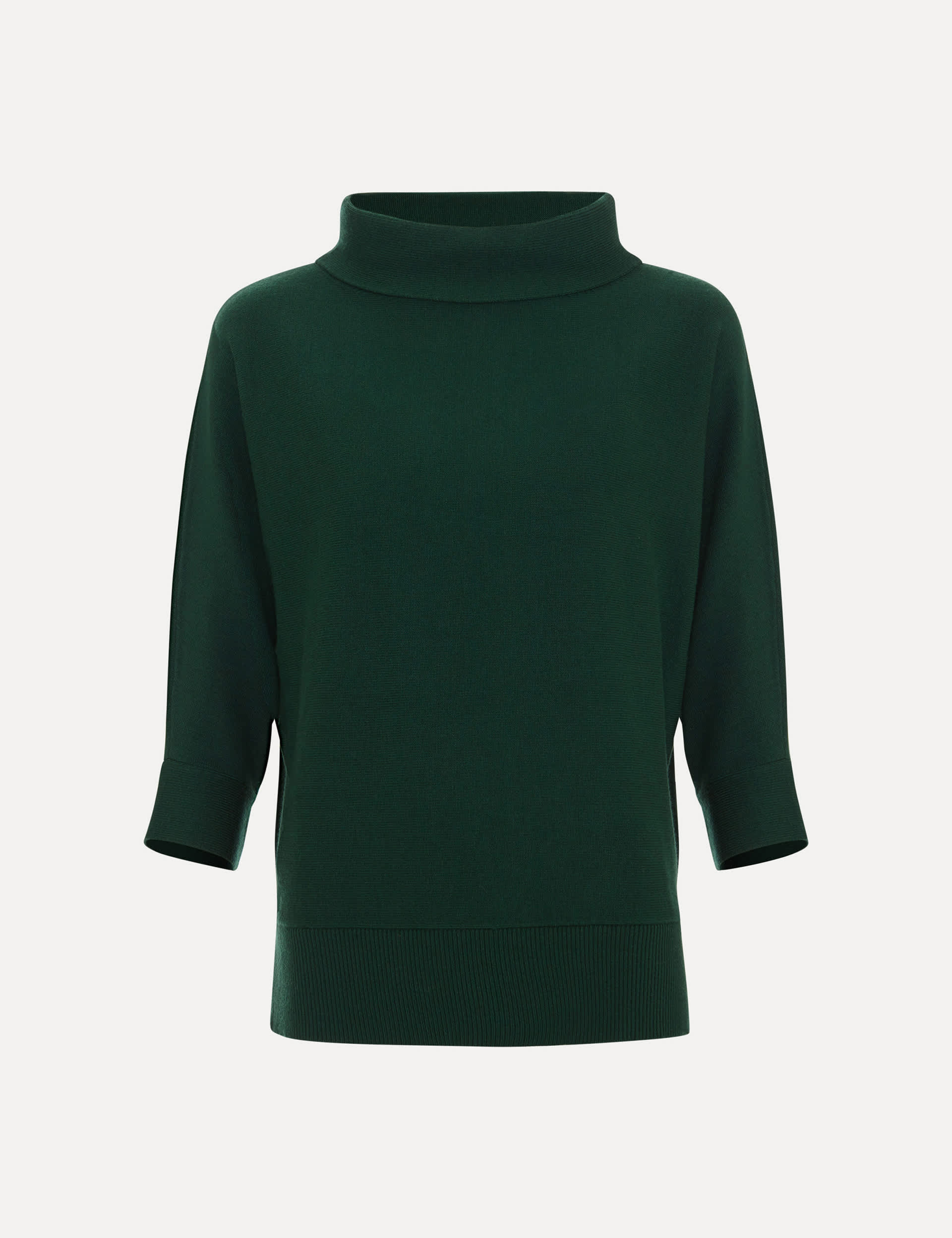 Phase Eight Women's Funnel Neck Batwing Sleeve Jumper - Green, Green