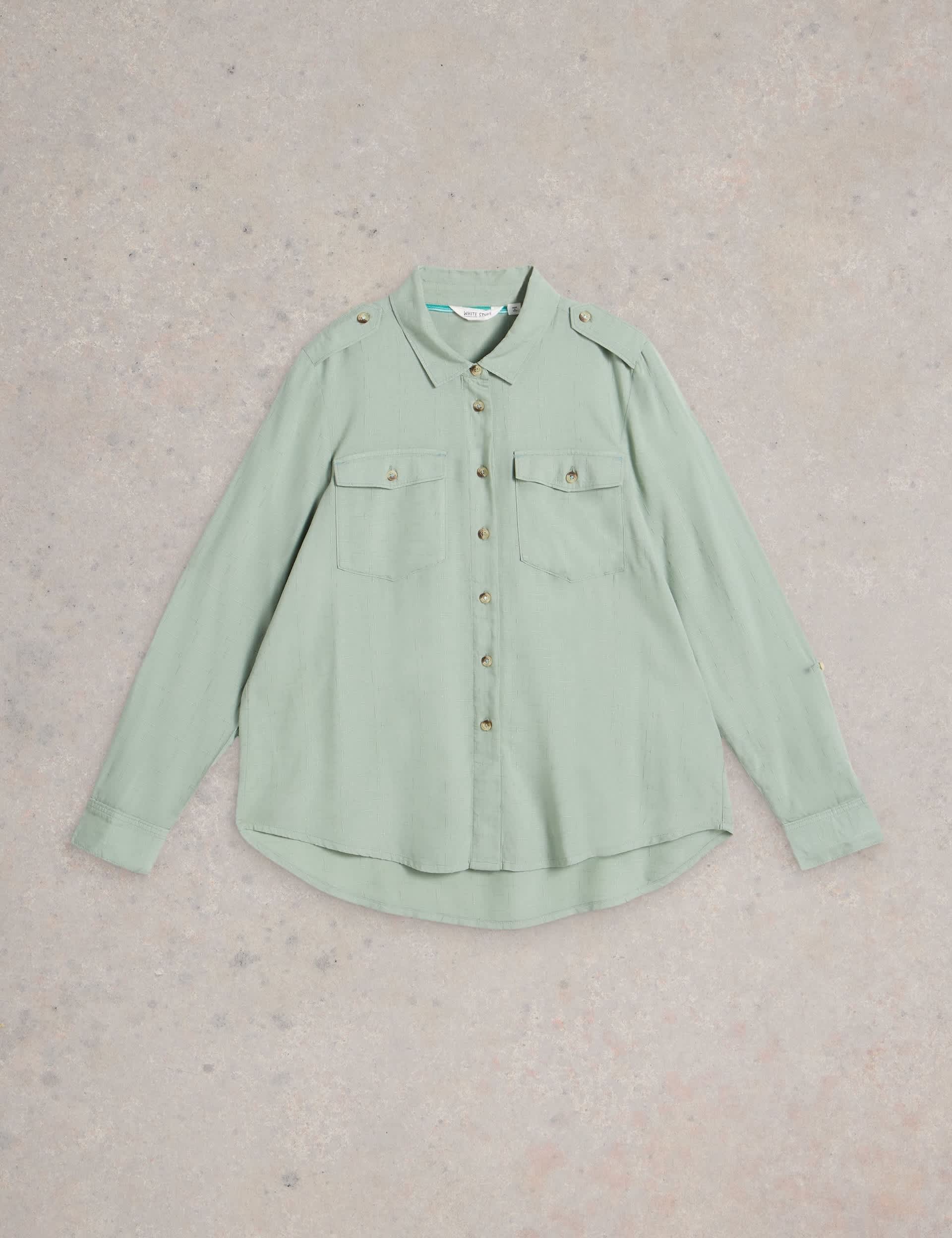 White Stuff Women's Utility Shirt - 12 - Green, Green