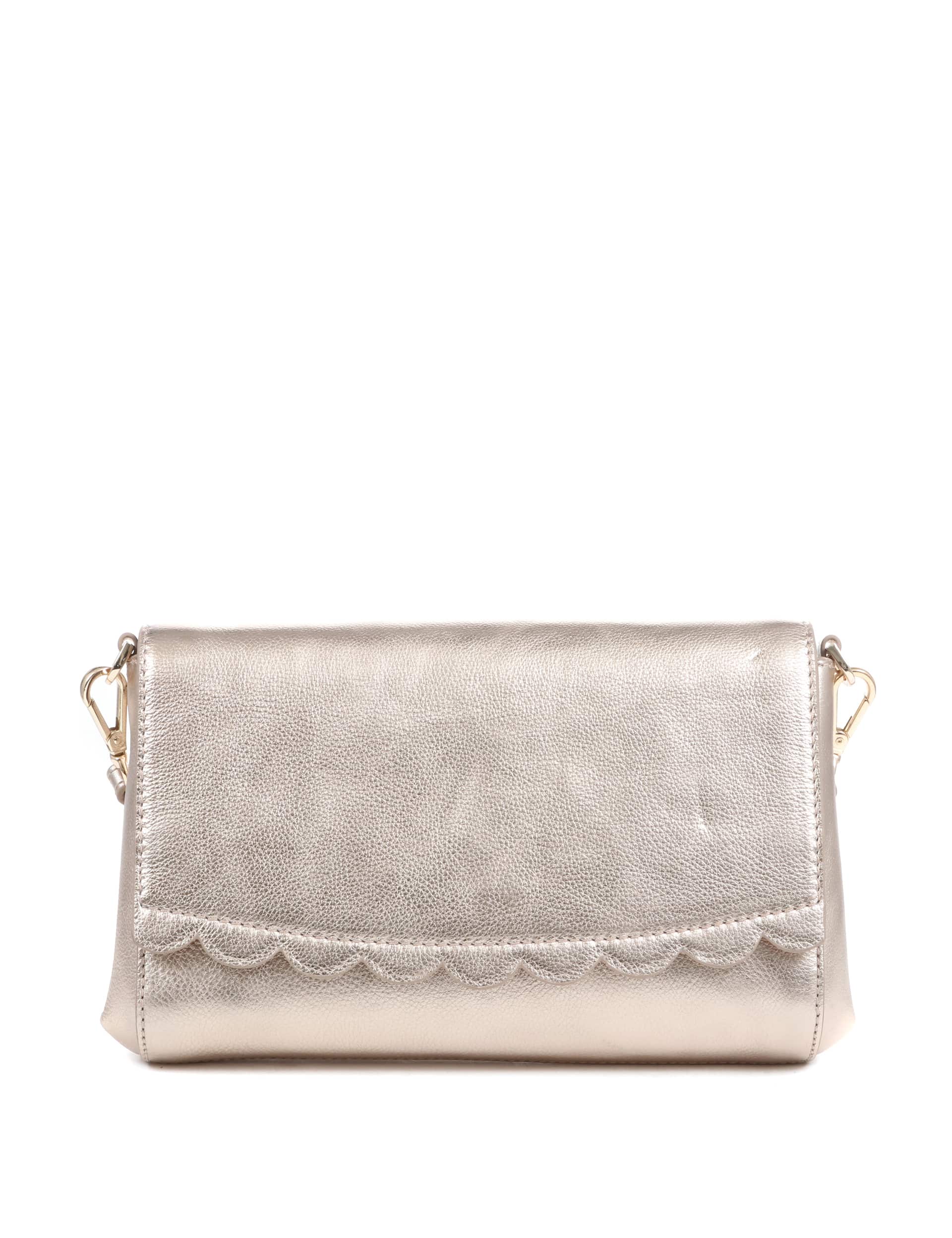 Jones Bootmaker Women's Leather Metallic Cross Body Bag