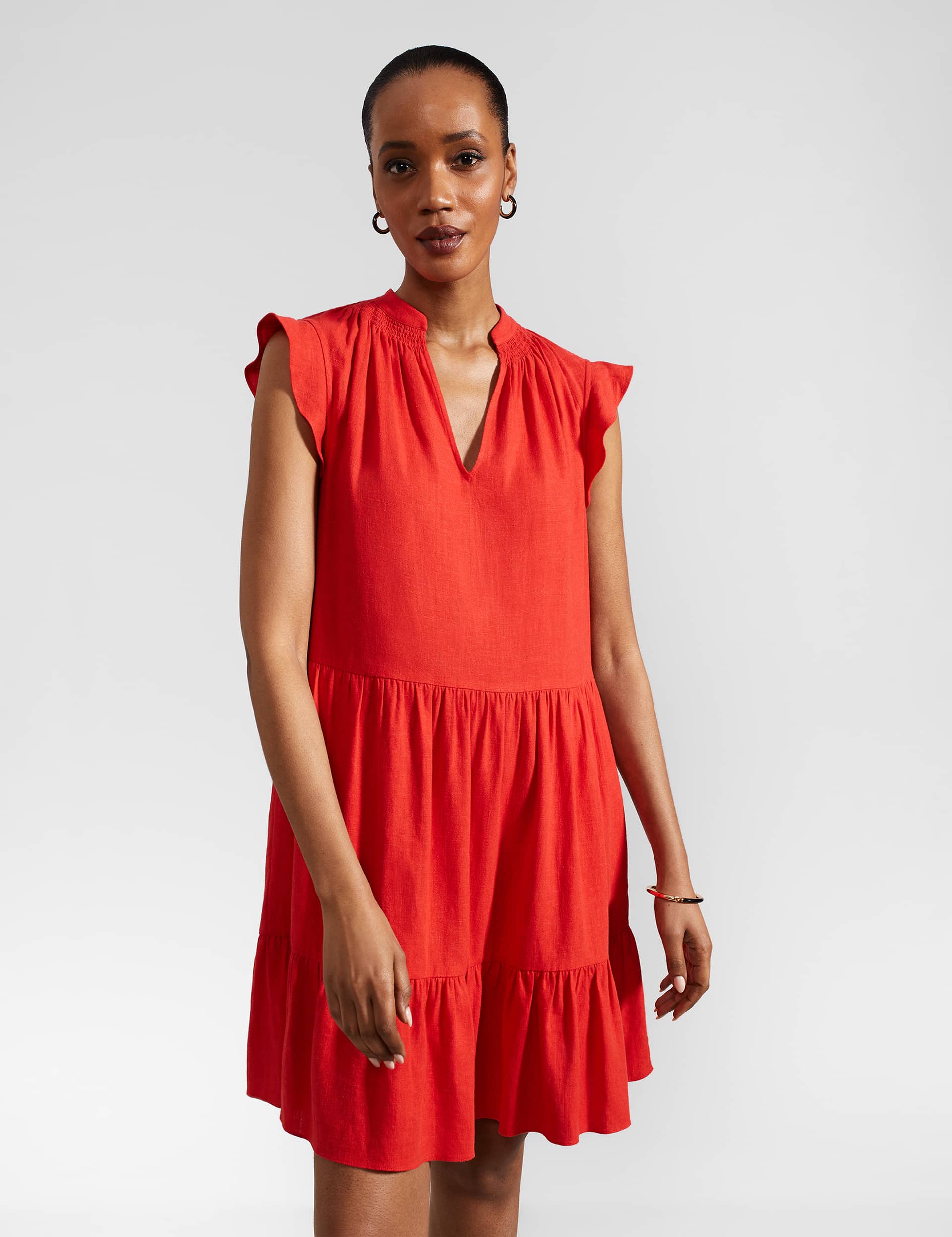 Buy Hobbs Women s Mini Shift Dress 10 Red Red in Seychelles discount voucher