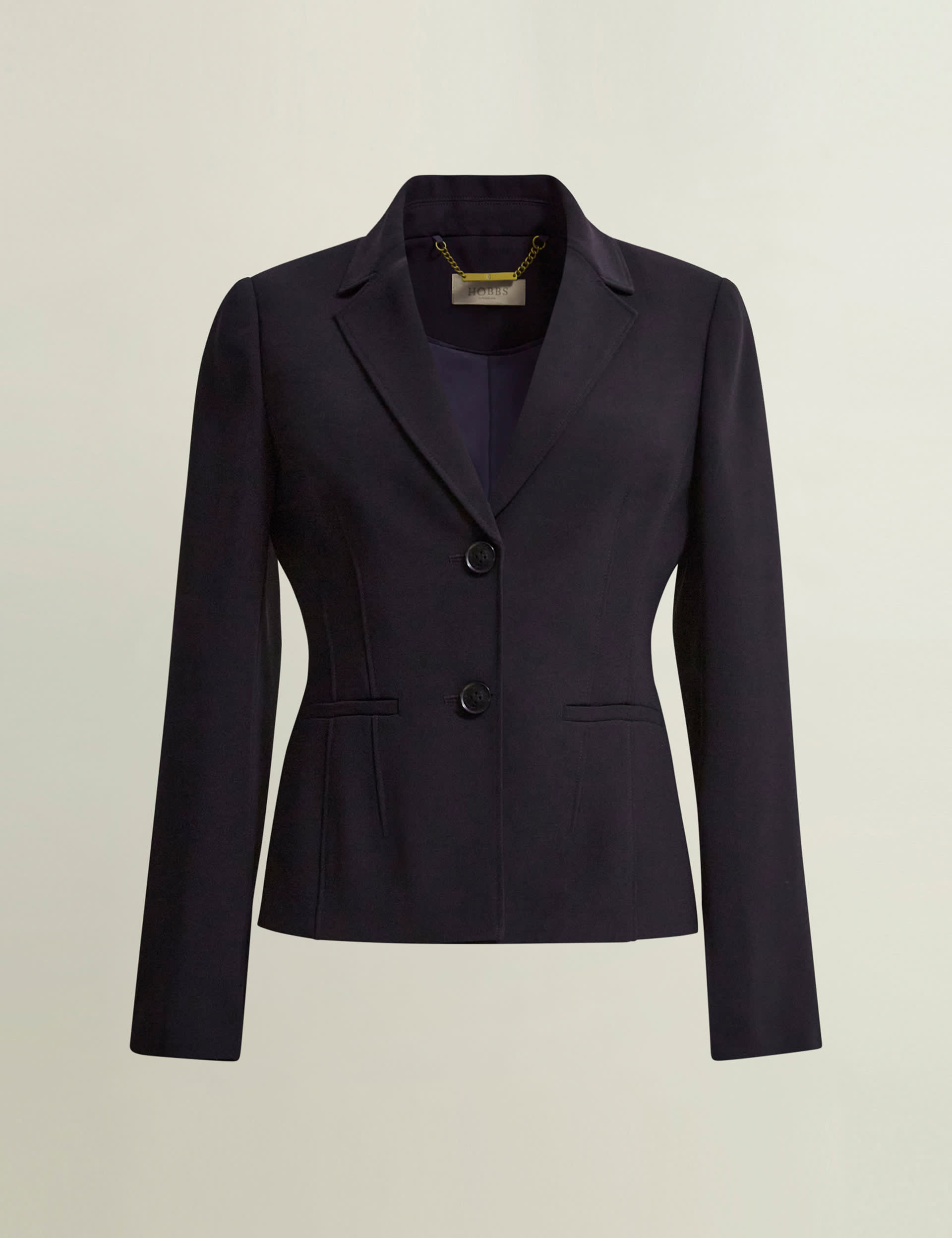 Hobbs Women's Single Breasted Blazer - 12 - Navy, Navy