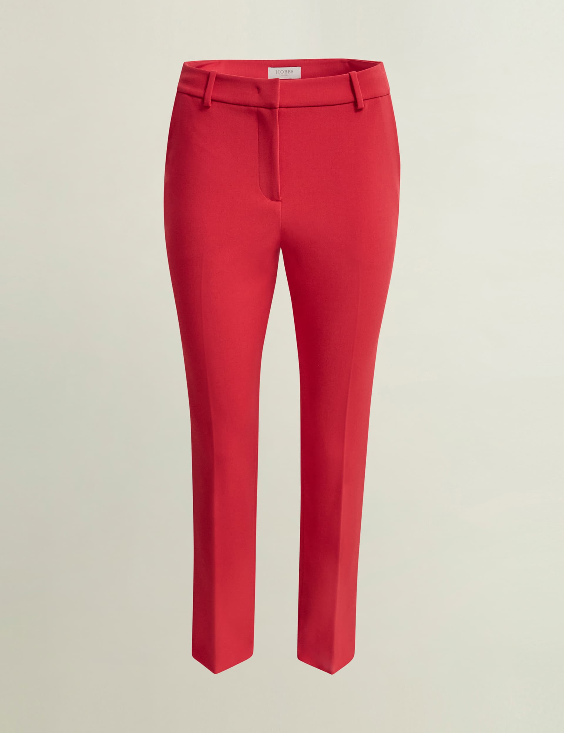 Hobbs Women's Tapered Trousers - 6, Red