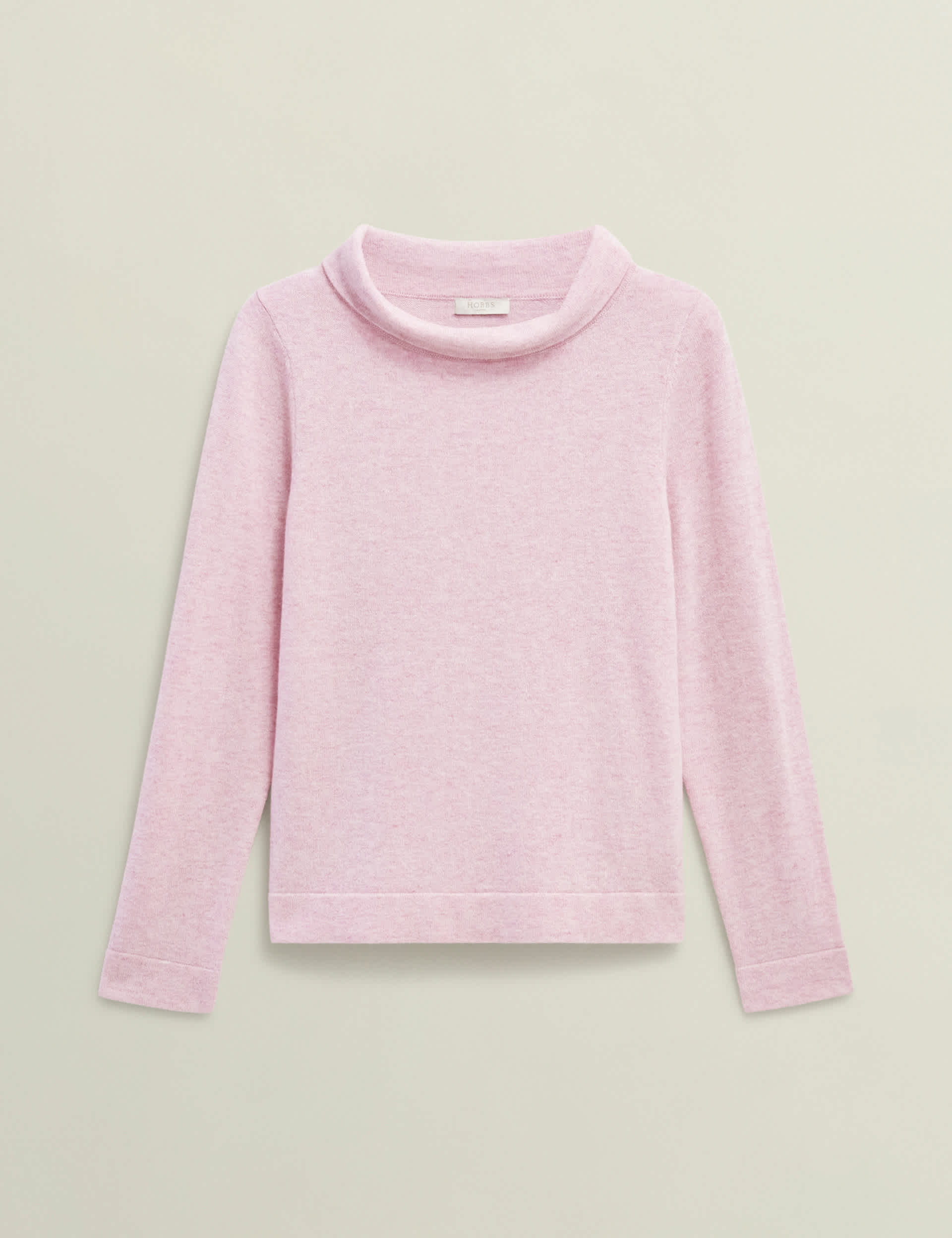 Hobbs Women's Merino Wool Rich Cowl Neck Jumper - XL - Pink, Pink