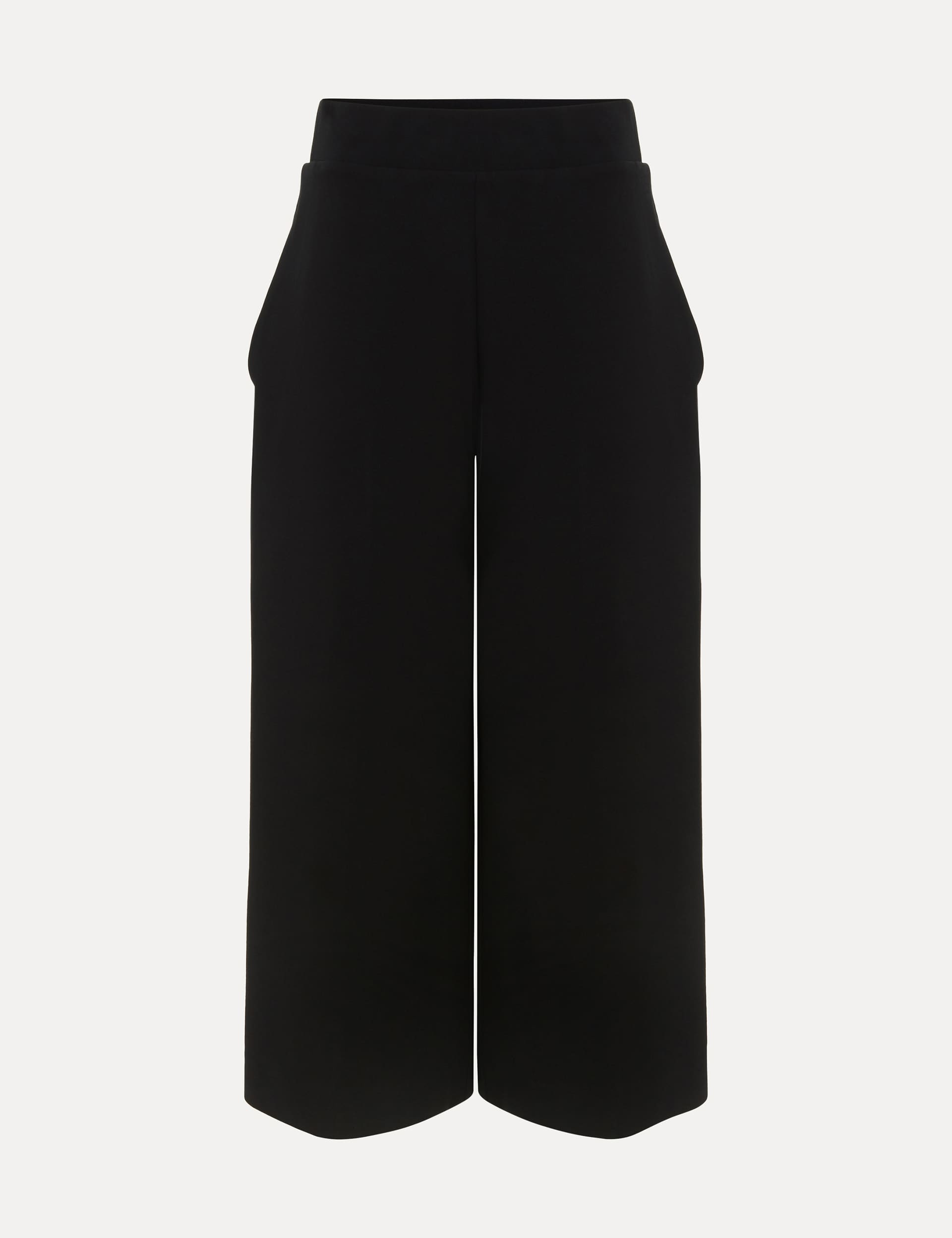 Phase Eight Women's Ponte Elasticated Waist Culottes - 10 - Black, Black