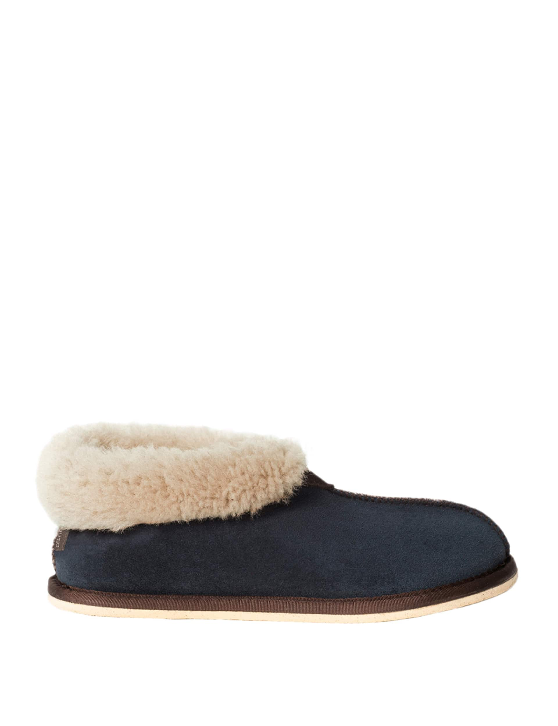 Celtic & Co. Women's Sheepskin Slipper Boots - 6 - Blue, Blue,Pink