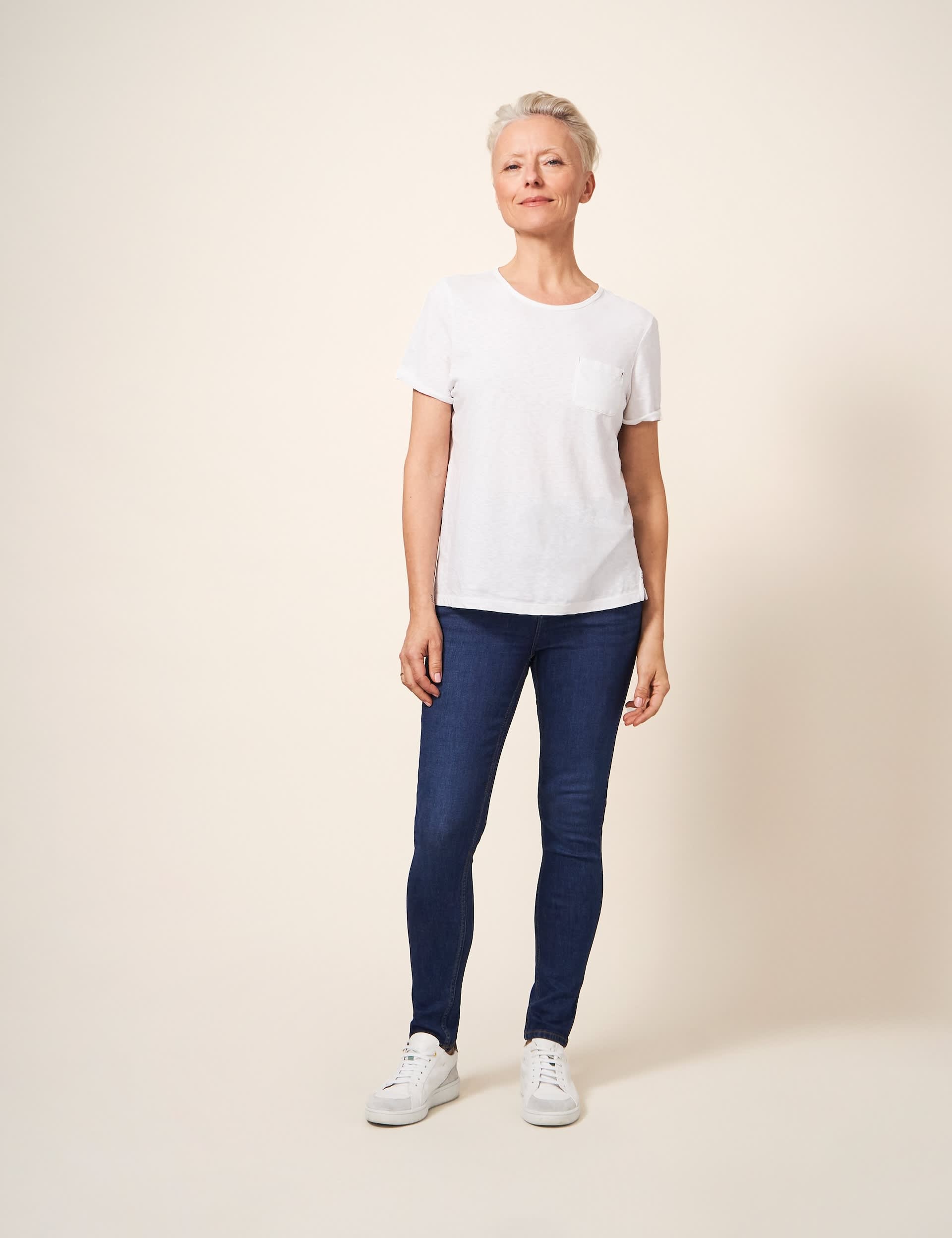 White Stuff Women's Skinny Jeans - 14REG - Med Blue Denim, Med Blue Denim