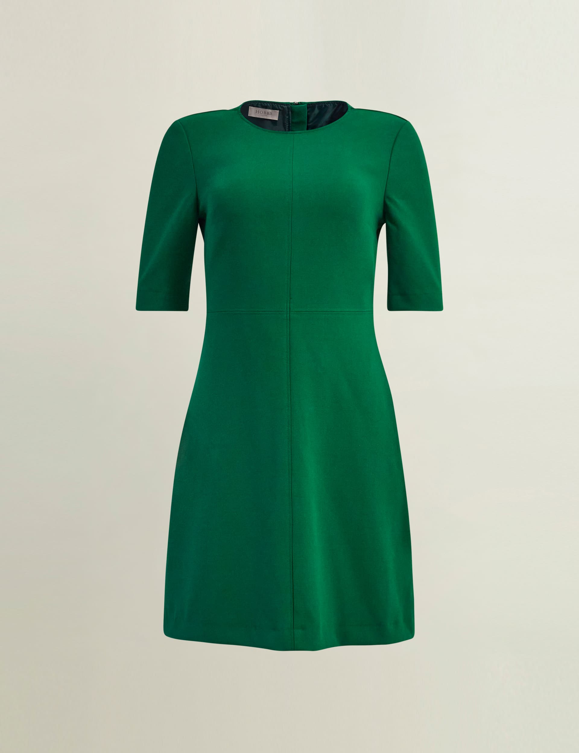 Hobbs Women's Mini Shift Dress - 16 - Green, Green