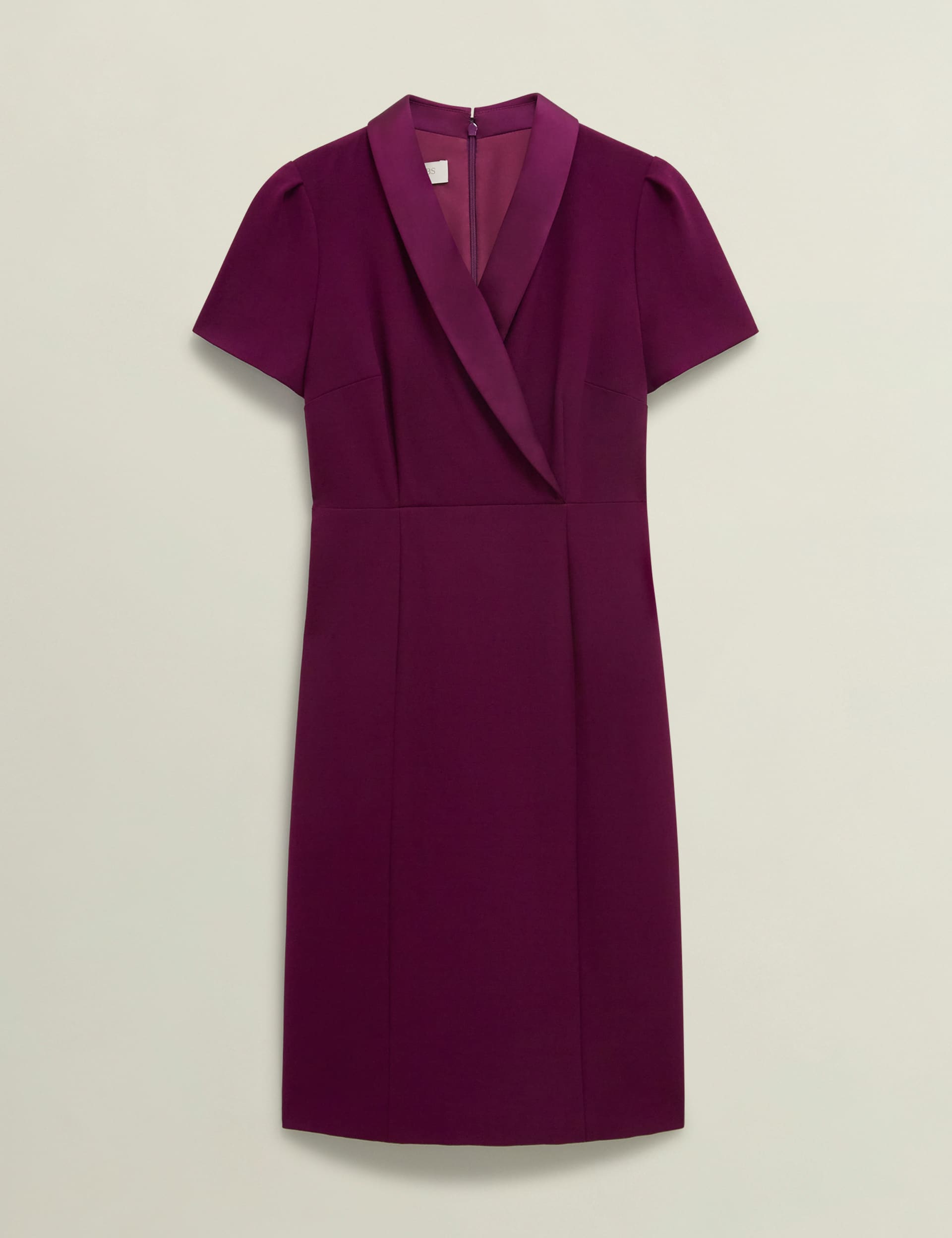 Hobbs Women's V-Neck Knee Length Shift Dress - 8REG - Purple, Purple