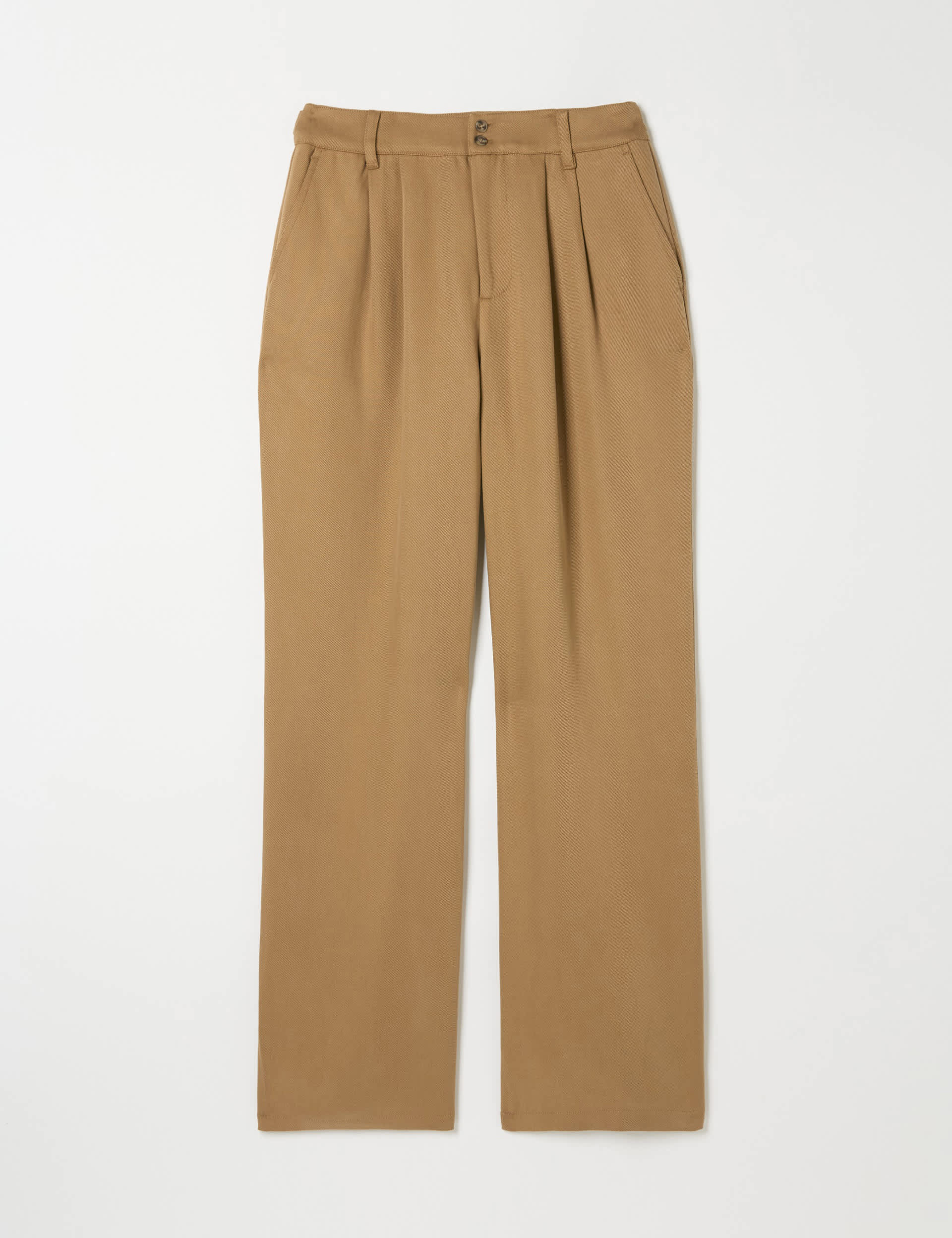 Fatface Women's Wide Leg Trousers - 12REG - Natural, Natural,Black