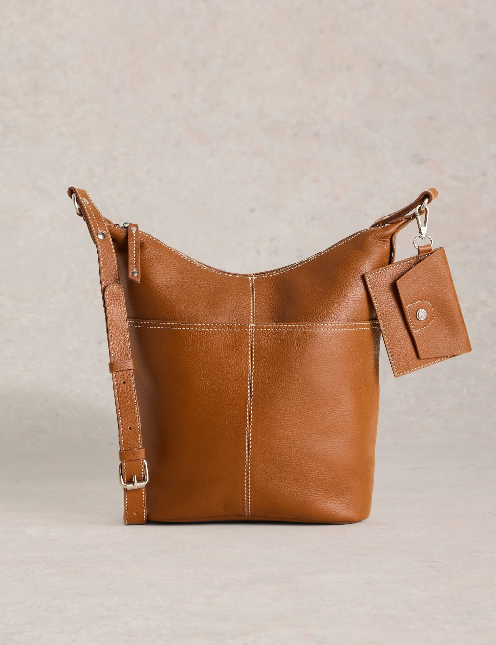 White Stuff Women's Leather Cross Body Bag - Tan, Tan