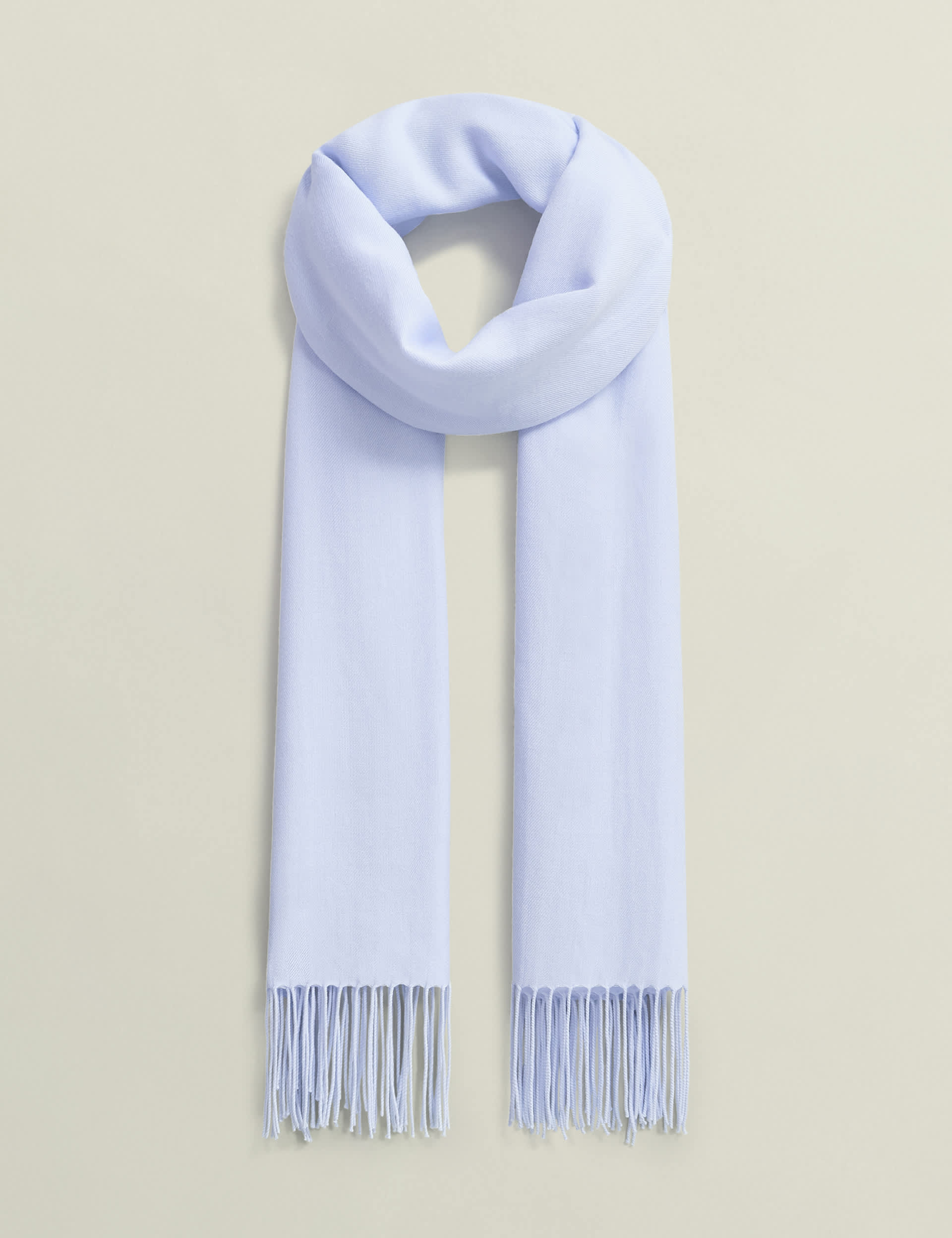 Hobbs Women's Woven Tassel Scarf - Pale Blue, Pale Blue