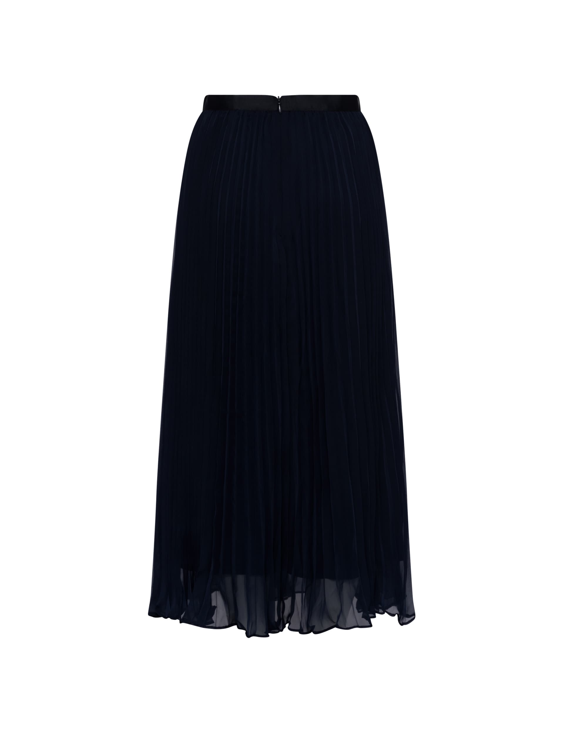 French Connection Women's Pleated Midi Skirt - XS - Navy, Navy