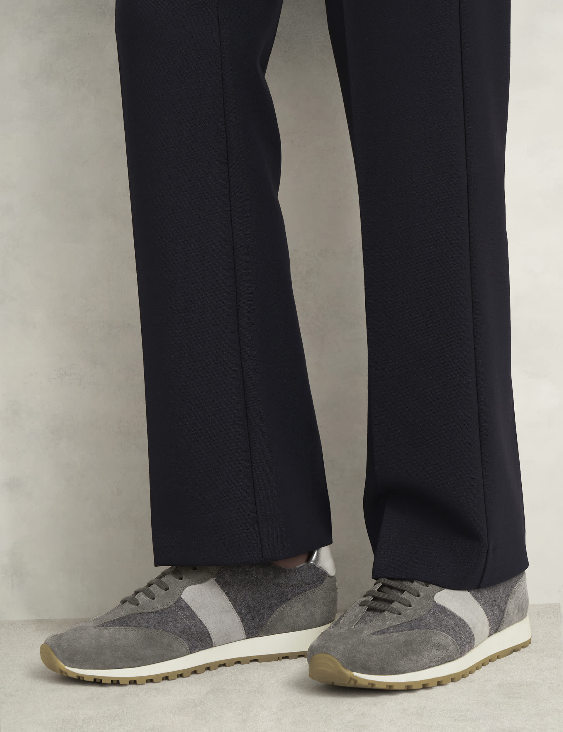 Hobbs Women's Suede Lace Up Trainers