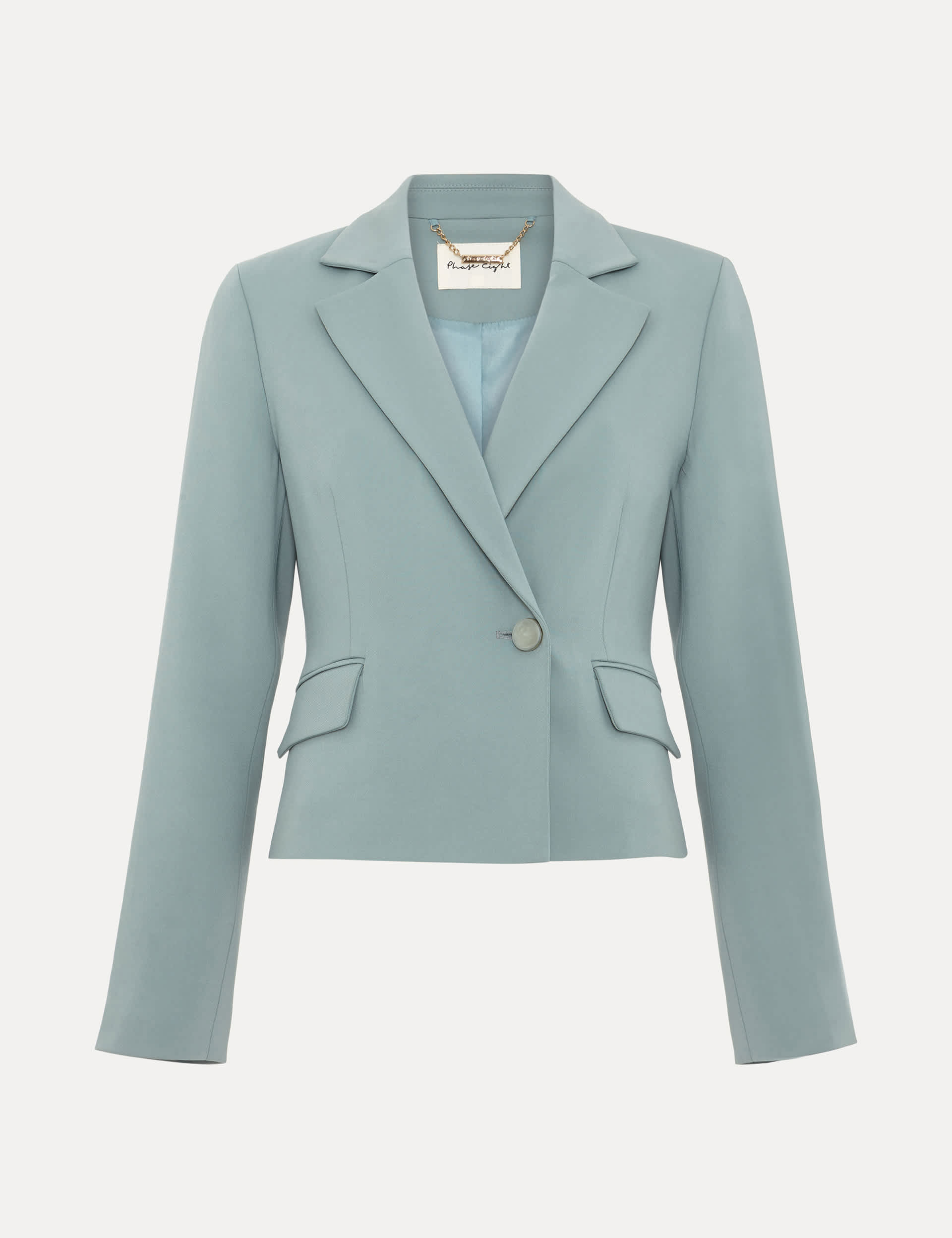 Phase Eight Women's Single Breasted Blazer - 14 - Light Blue, Light Blue