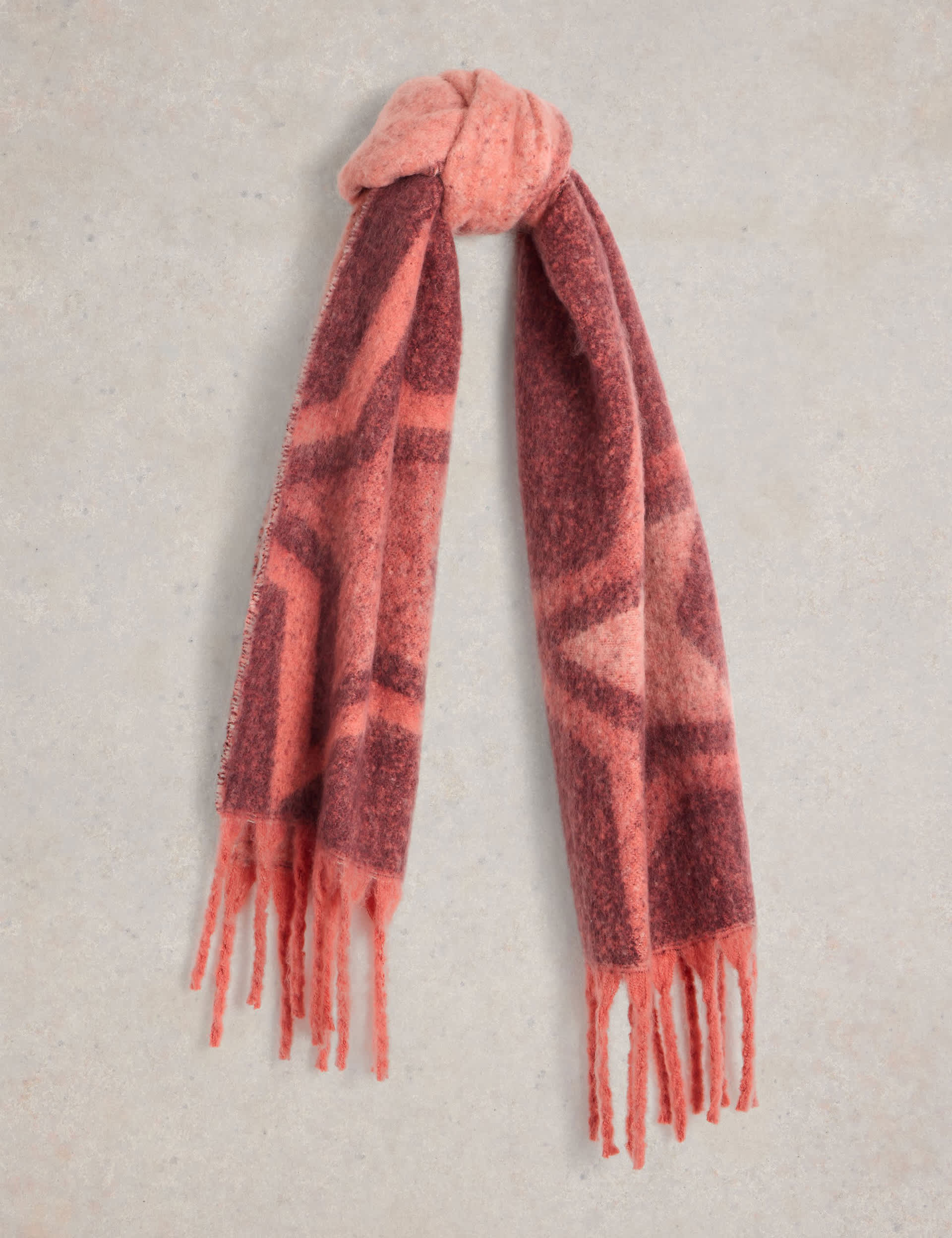 White Stuff Women's Brushed Star Scarf