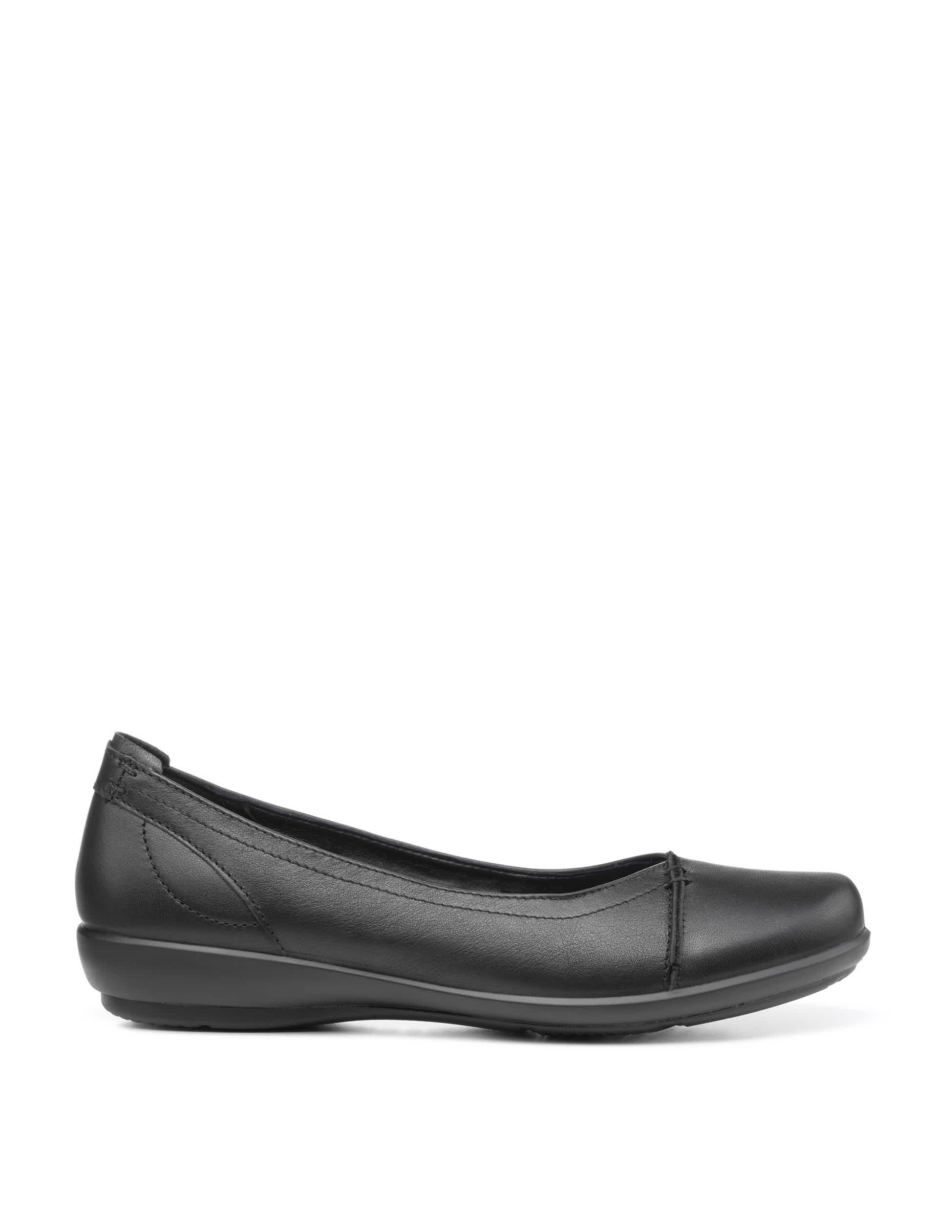 Hotter Women's Robyn II Leather Ballet Pumps - 5.5 - Black, Black