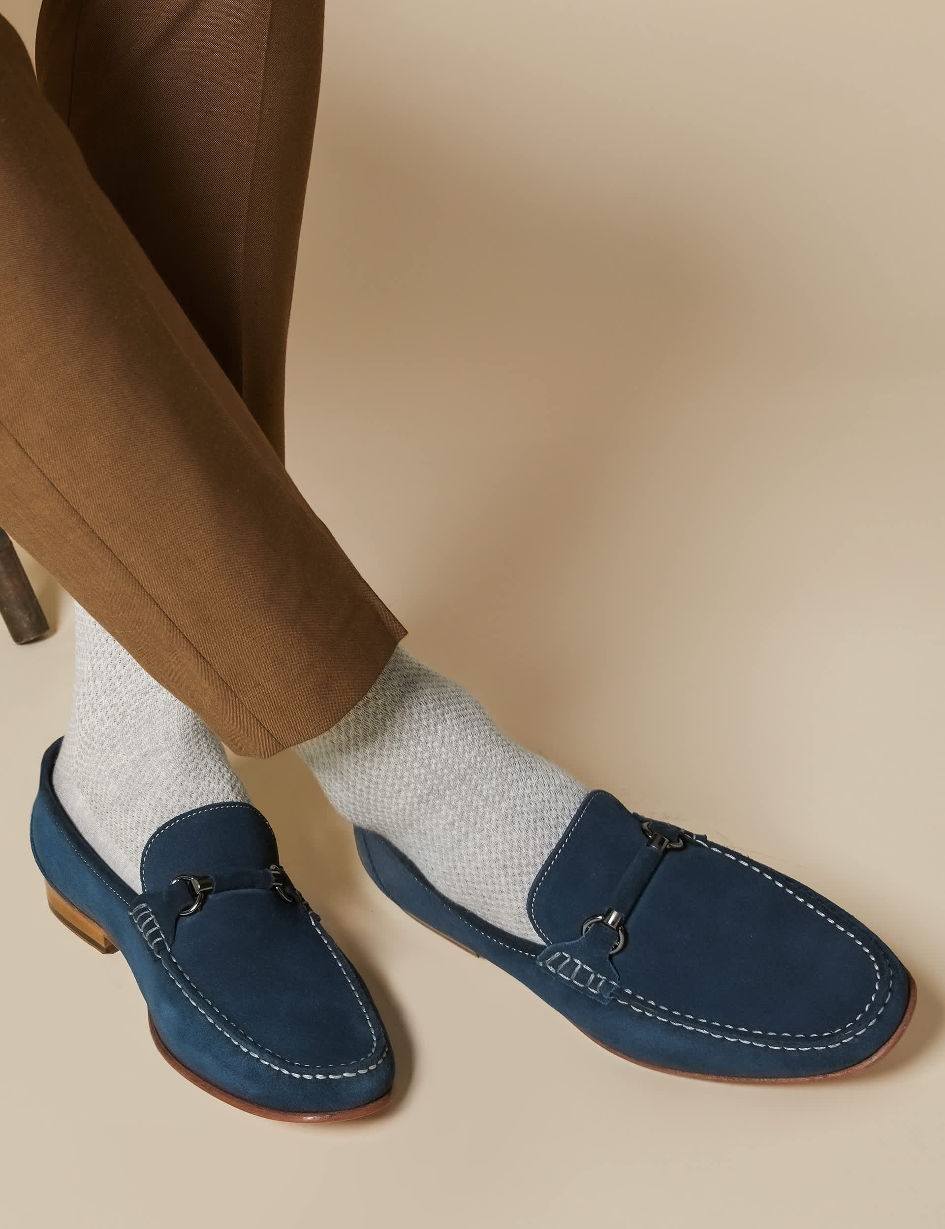 Jones Bootmaker Men's Suede Slip-On Loafers