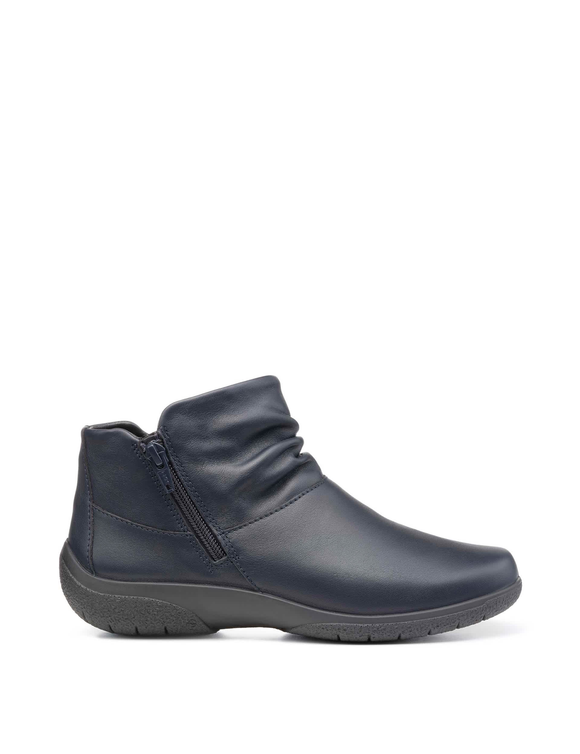 Hotter Women's Leather Flat Ankle Boots