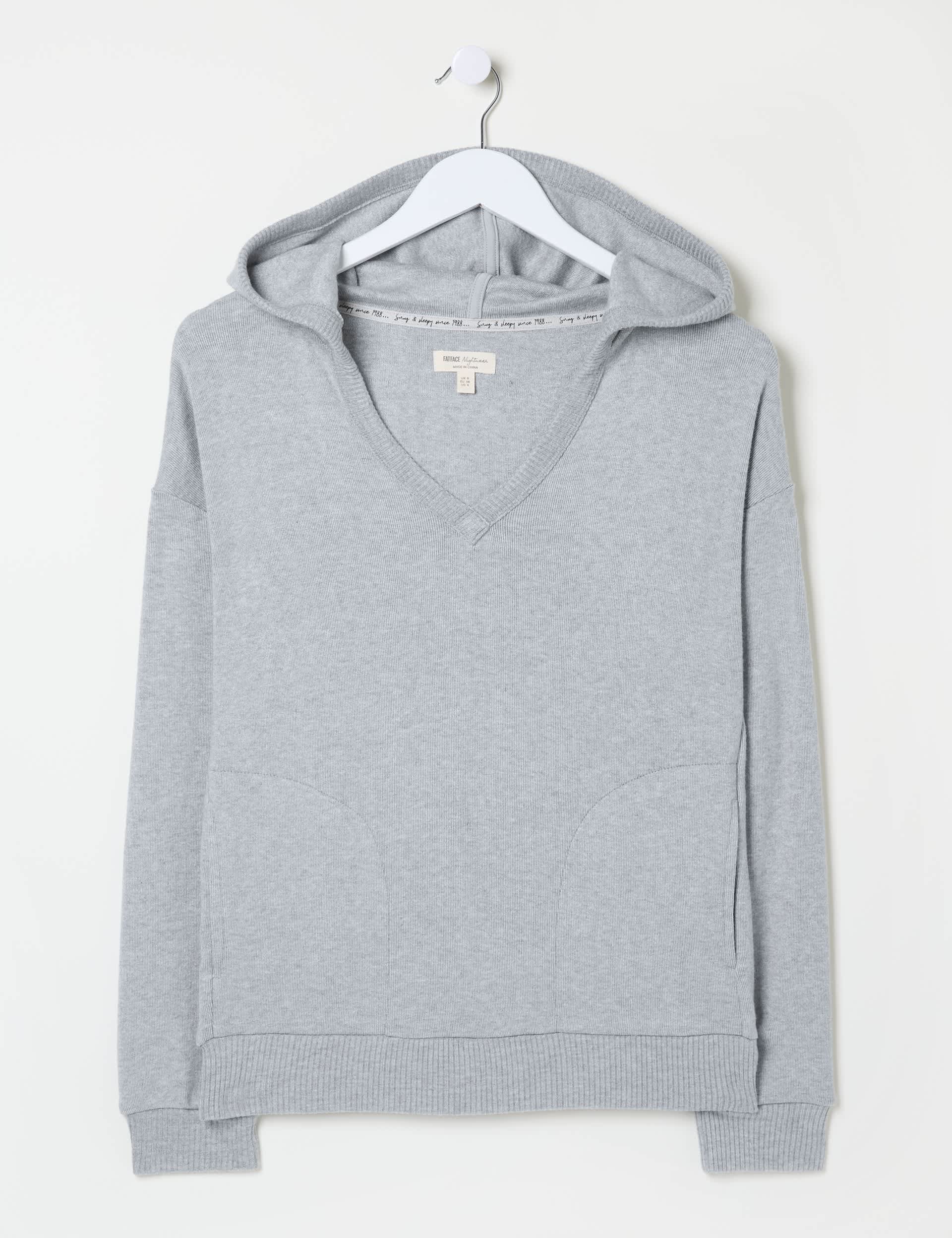 Fatface Women's Lounge Hoodie - 10 - Grey, Grey